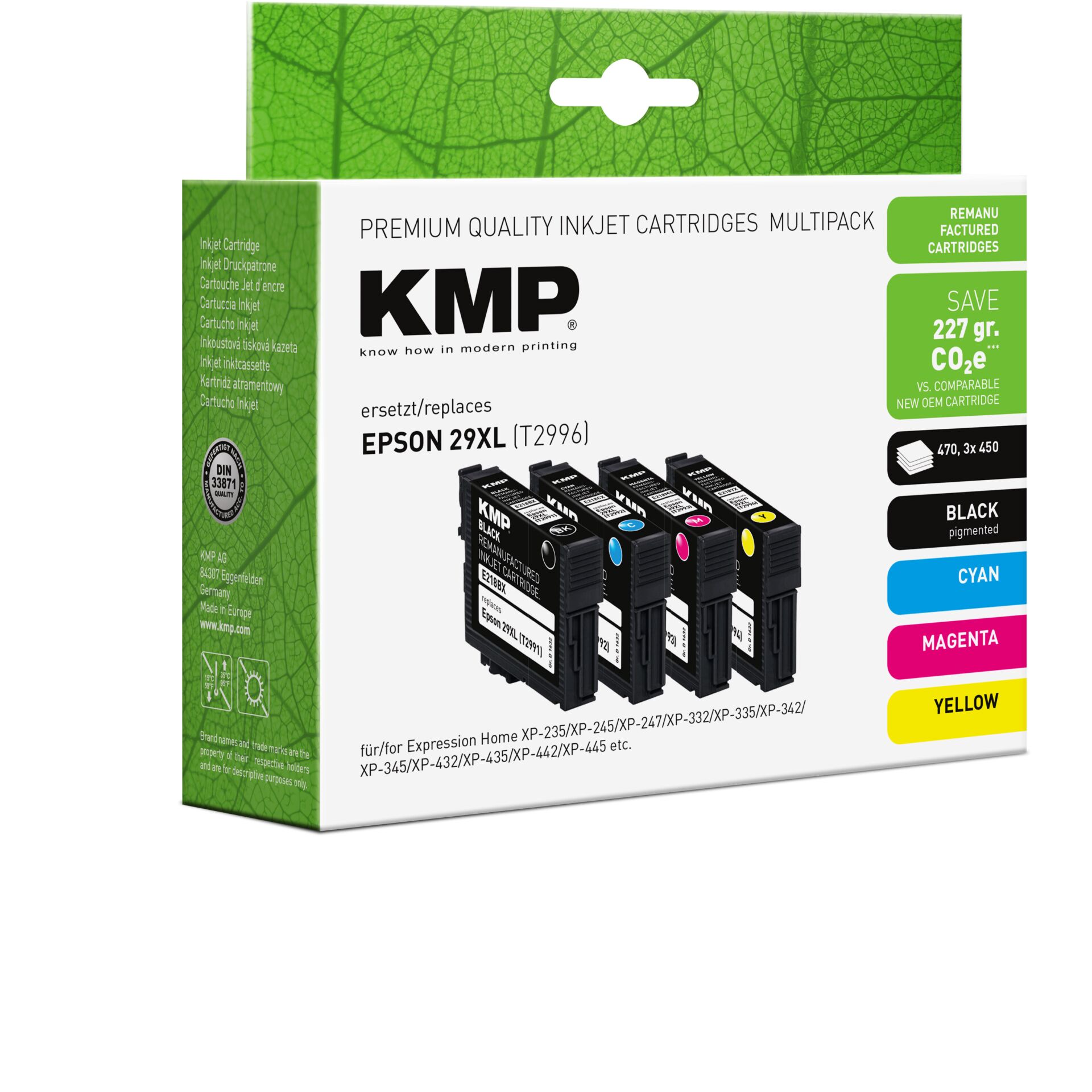 Visitenkarte, Papier, Text, QR-Code, tintenpatrone, epson 29xl, kmp kompatibel, mehrfarbig, multipack