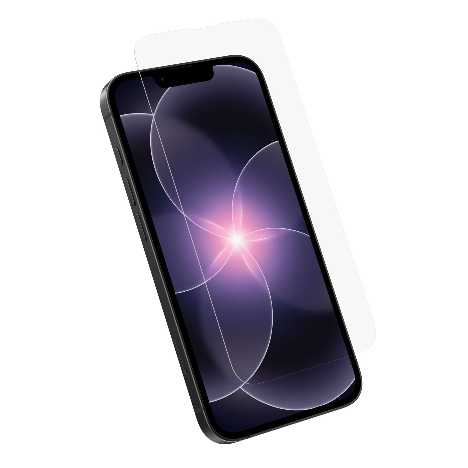 Smartphone, Schwarzer Rahmen, Glasbildschirm, Glanz, Bildschirmfolie