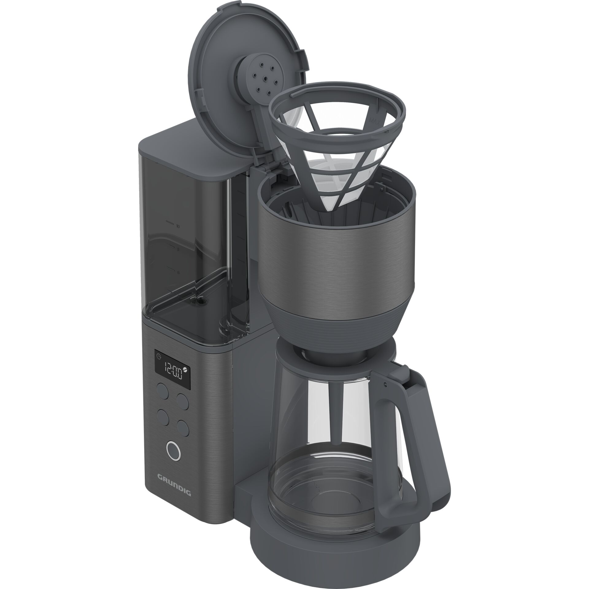 Kaffeemaschine, Filterkaffee, Kaffeeautomat, Glaskessel, Digitaldisplay