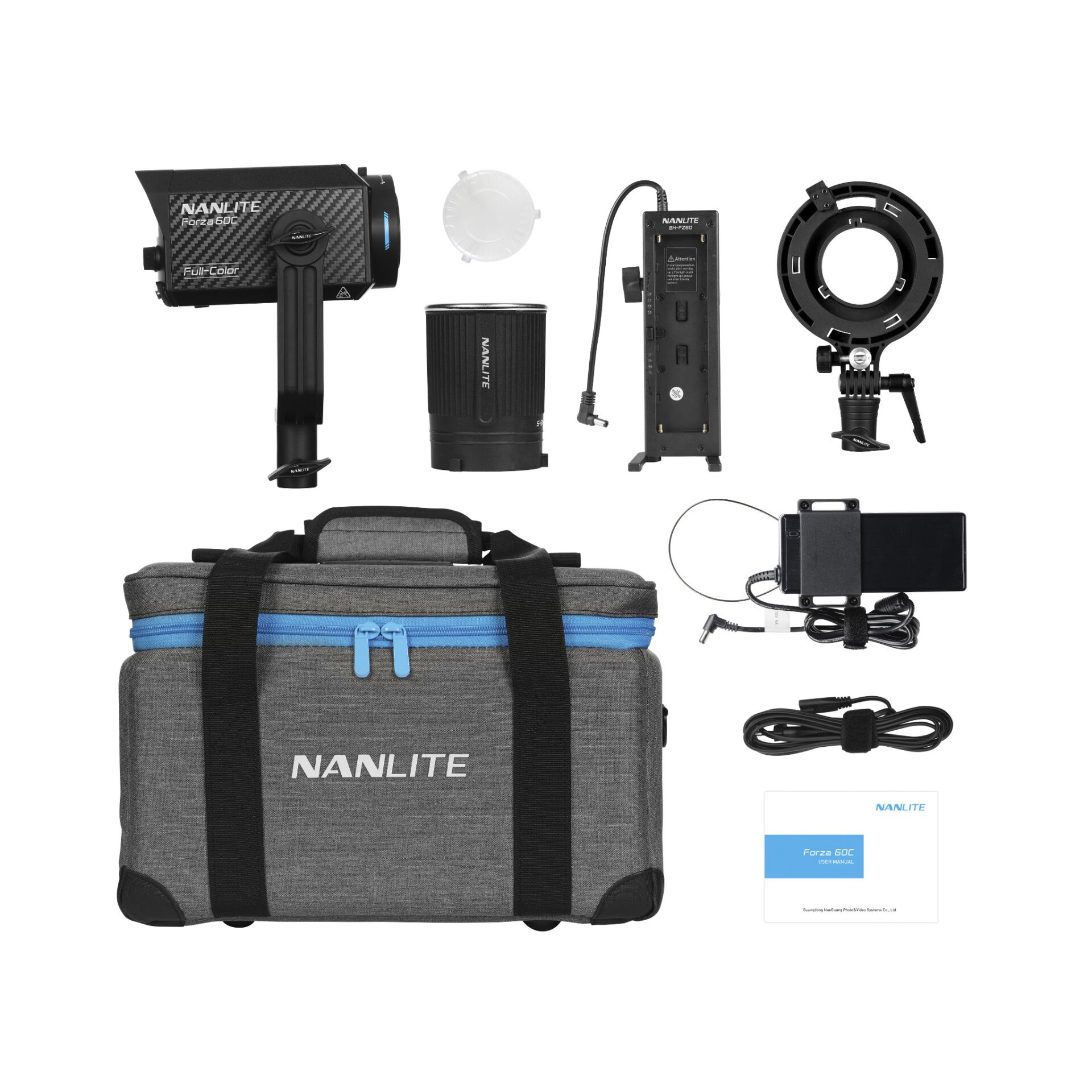 LED-Beleuchtung, V-mount, Kamera-Ausrüstung, Studiobag, NANLITE-Set