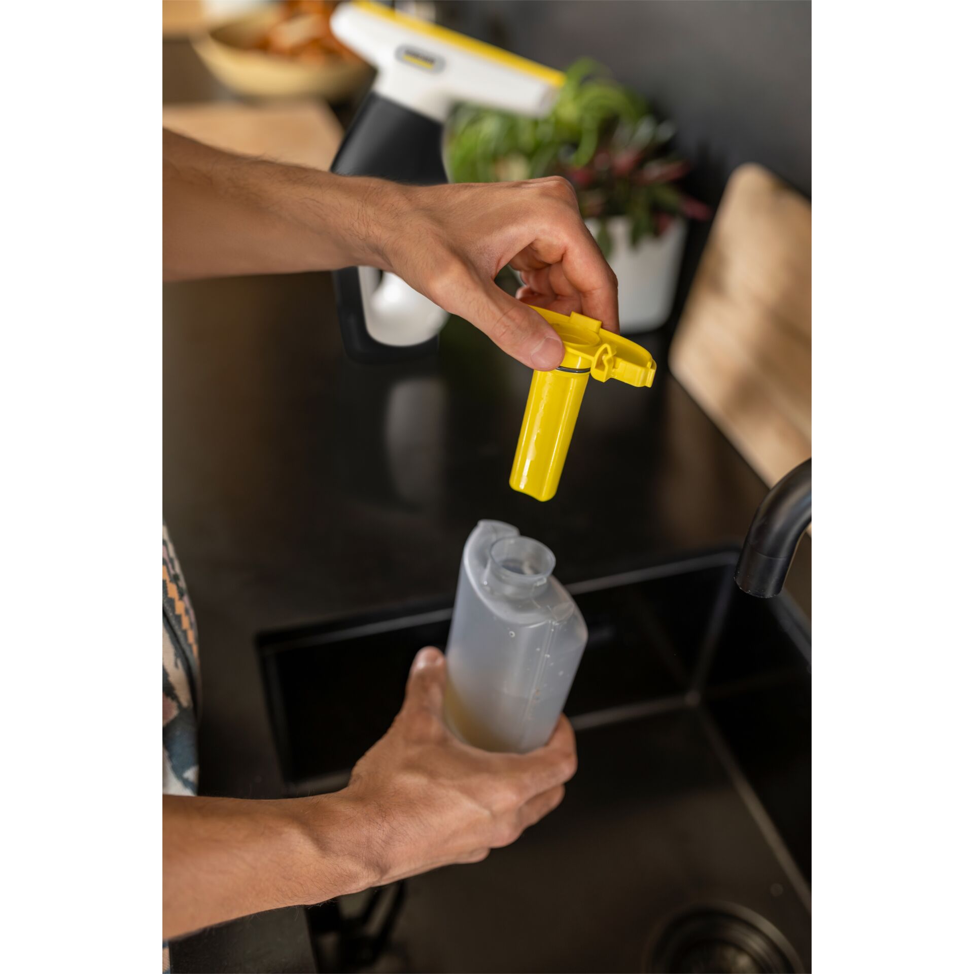 Spritze, Flasche, Küchenwerkzeug, Säuberung, Klarer Behälter
