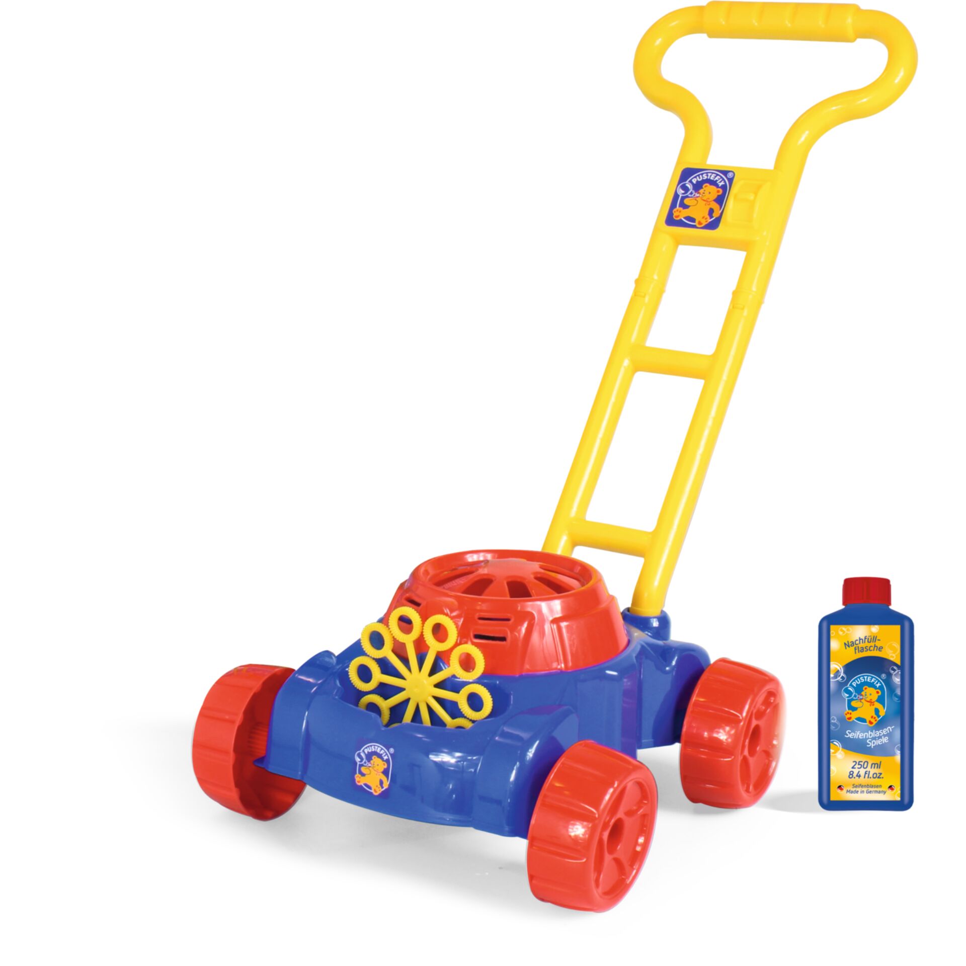 Spielzeugwagen, Kinderwagensystem, Laufrad, Gelb, Blau
