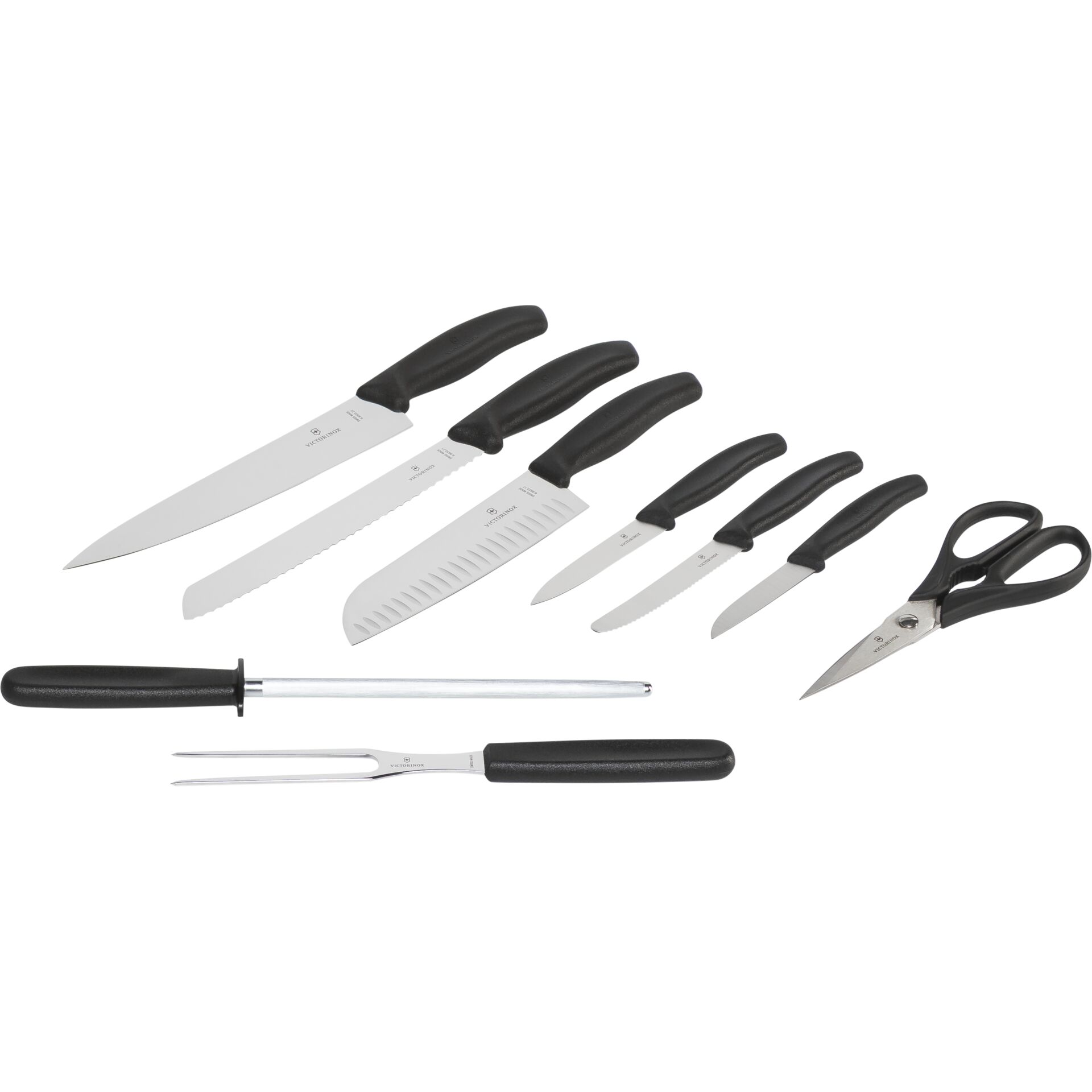 kochlöffel, mitlöffel, scheren, küchenmesser, messer-set