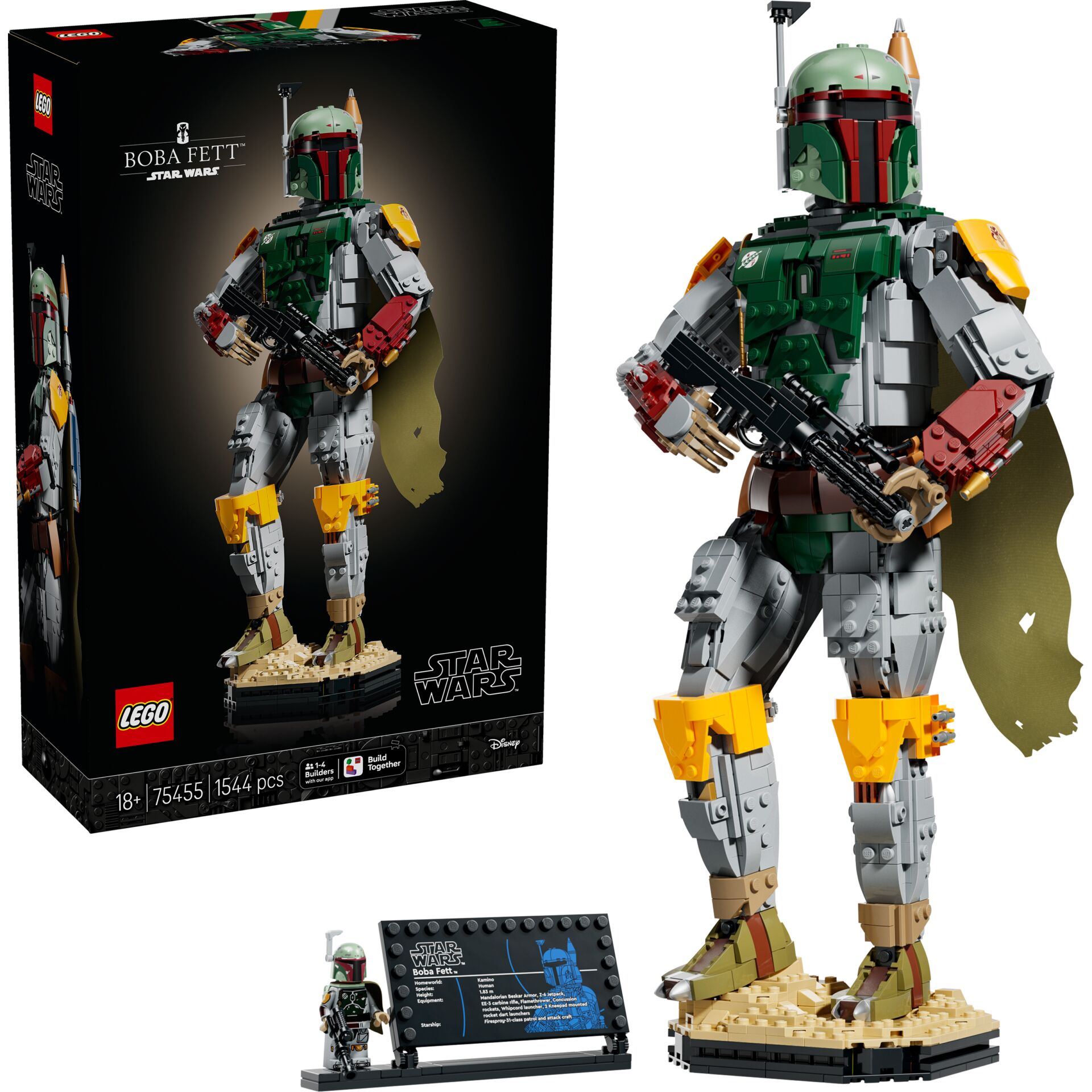 Star Wars, Boba Fett, Minifigur, LEGO-Set, Rüstung Helm