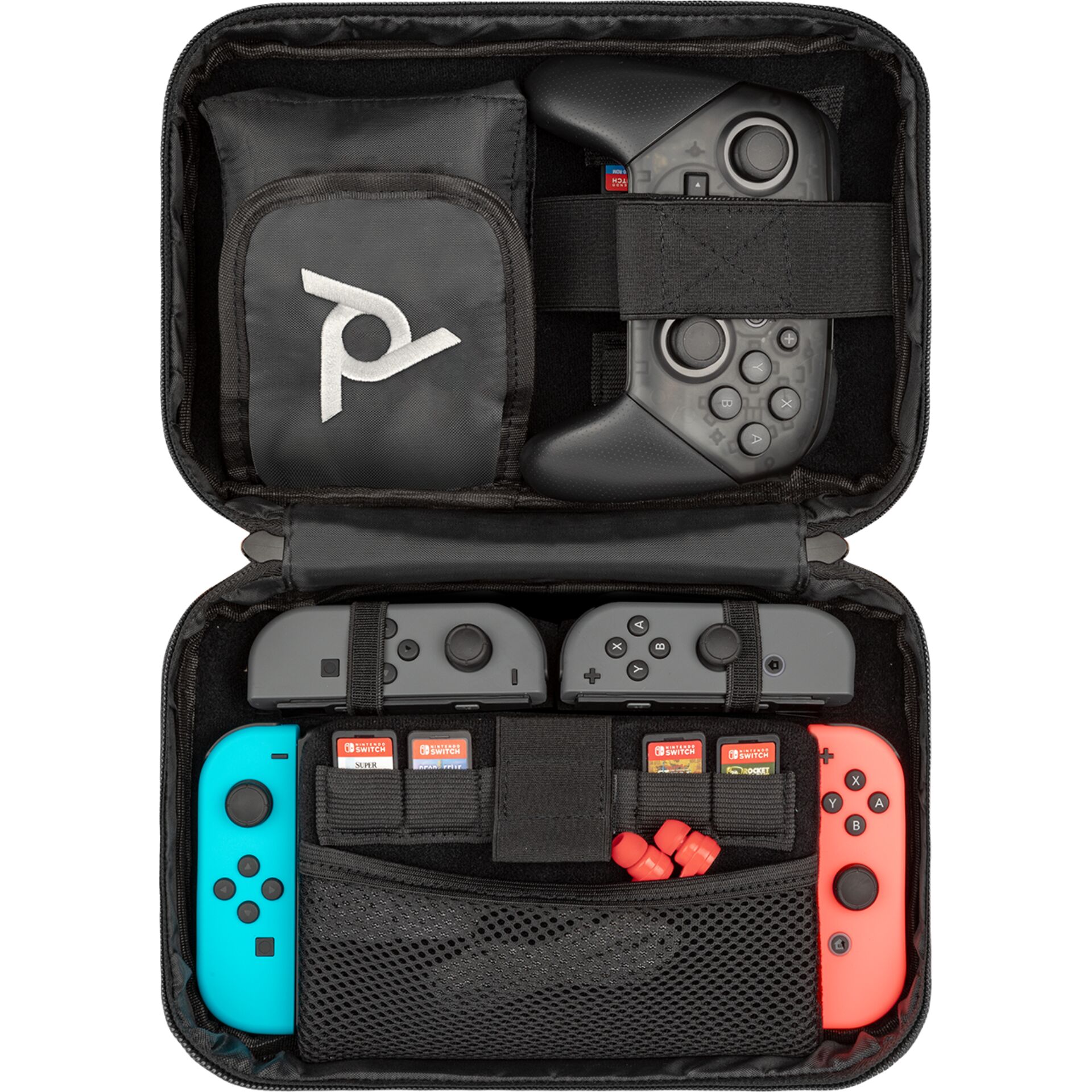 Nintendo Switch, Gaming-Konsole, Tragetasche, Joy-Con, Speicherkarte