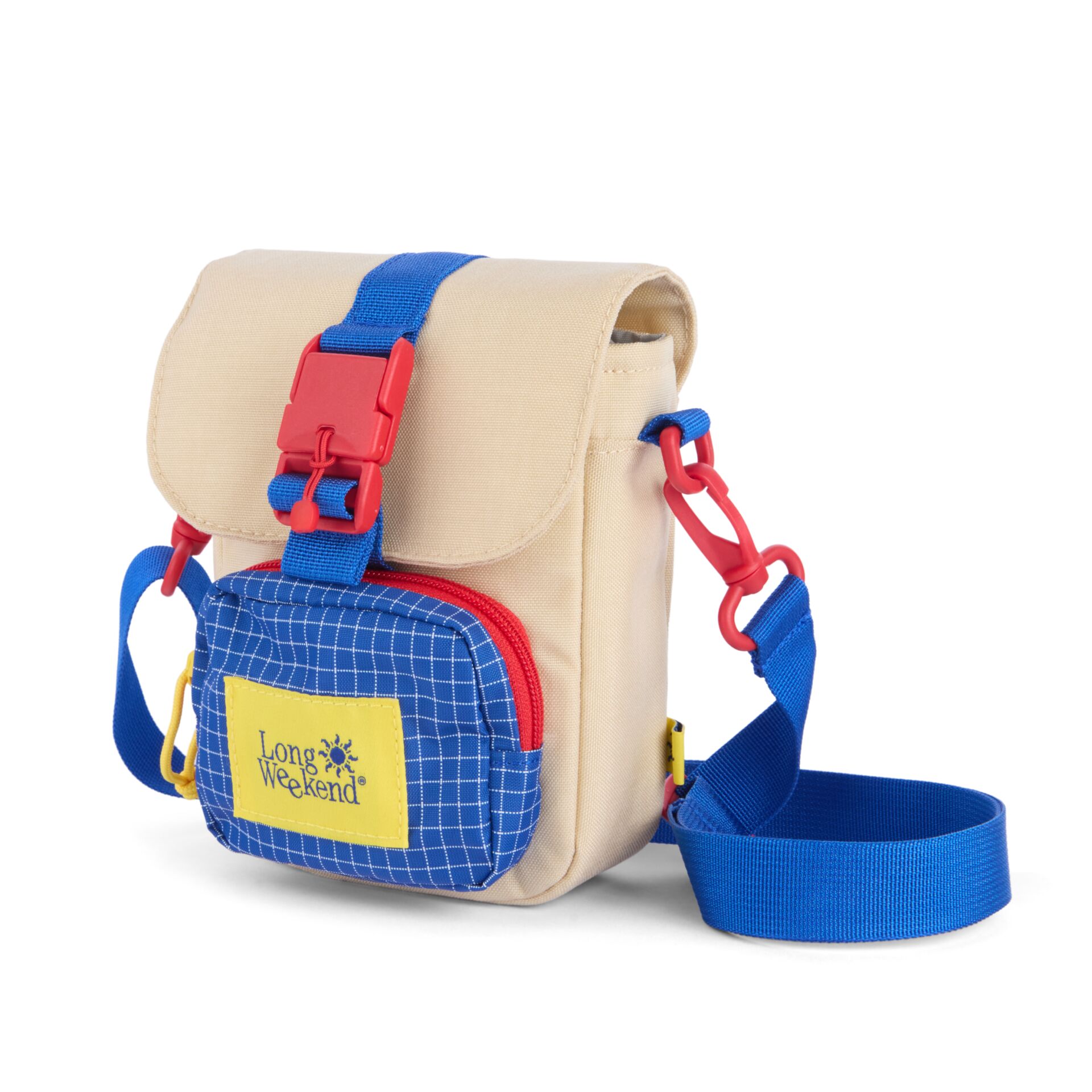 Long Weekend Crossbody Camera  Pouch Creme
