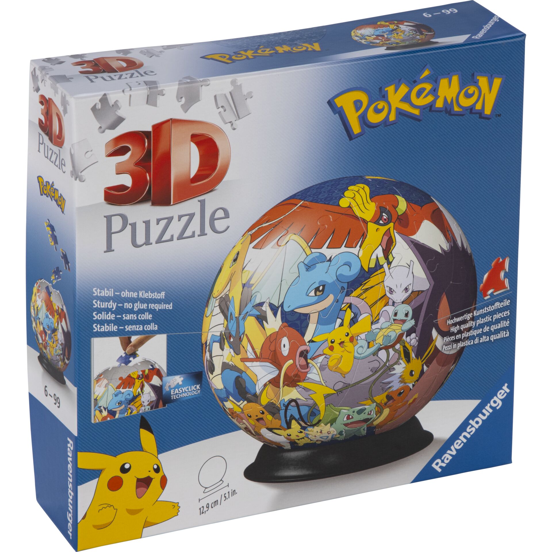 Ravensburger 3D Puzzle 11785 - Puzzle-Ball Pokémon für 9,34 Ravensburger 3D Puzzle 11785 - Puzzle-Ball Pokémon für 9,34
