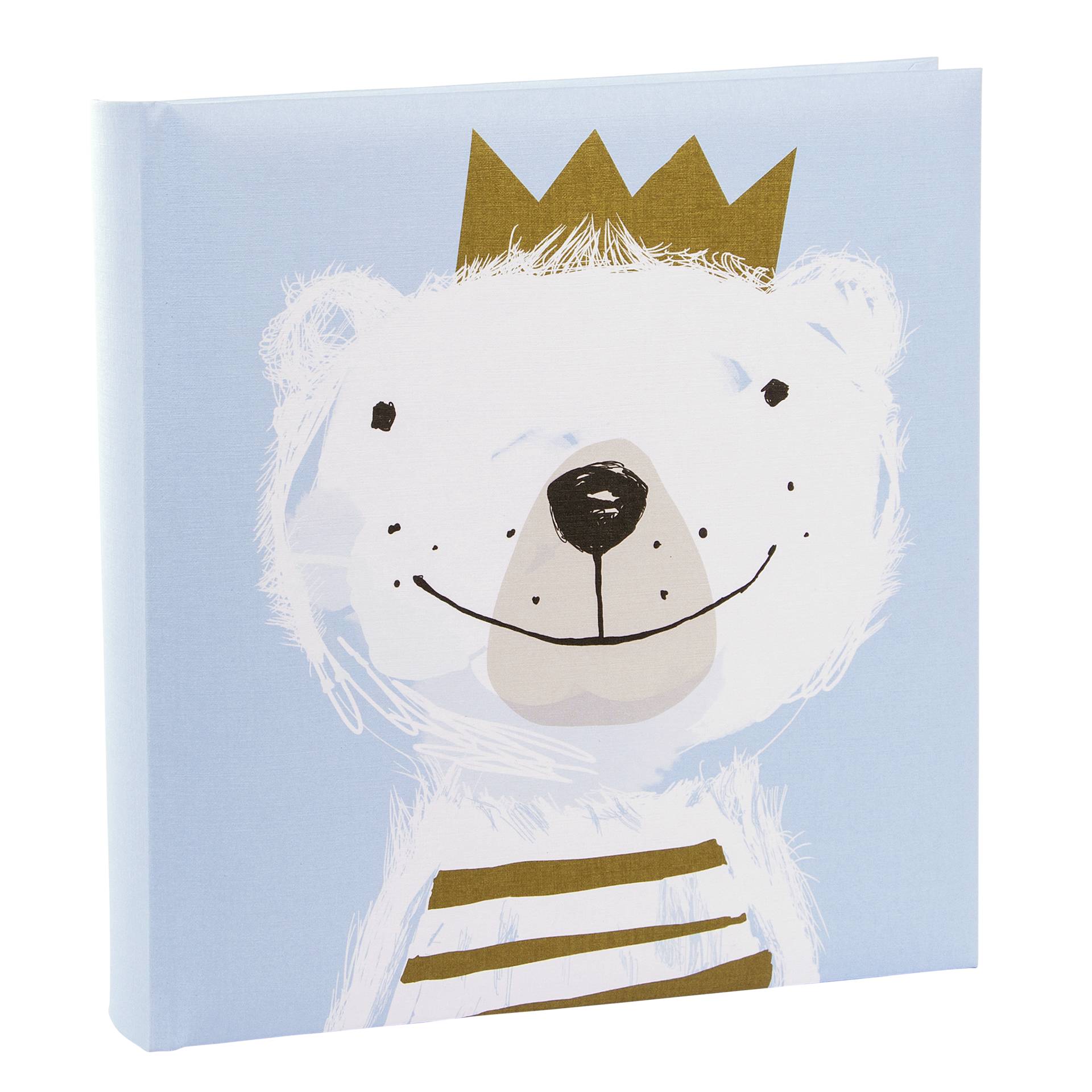 Goldbuch Fortuna blau      25x25  60 Seiten Babyalbum        24257