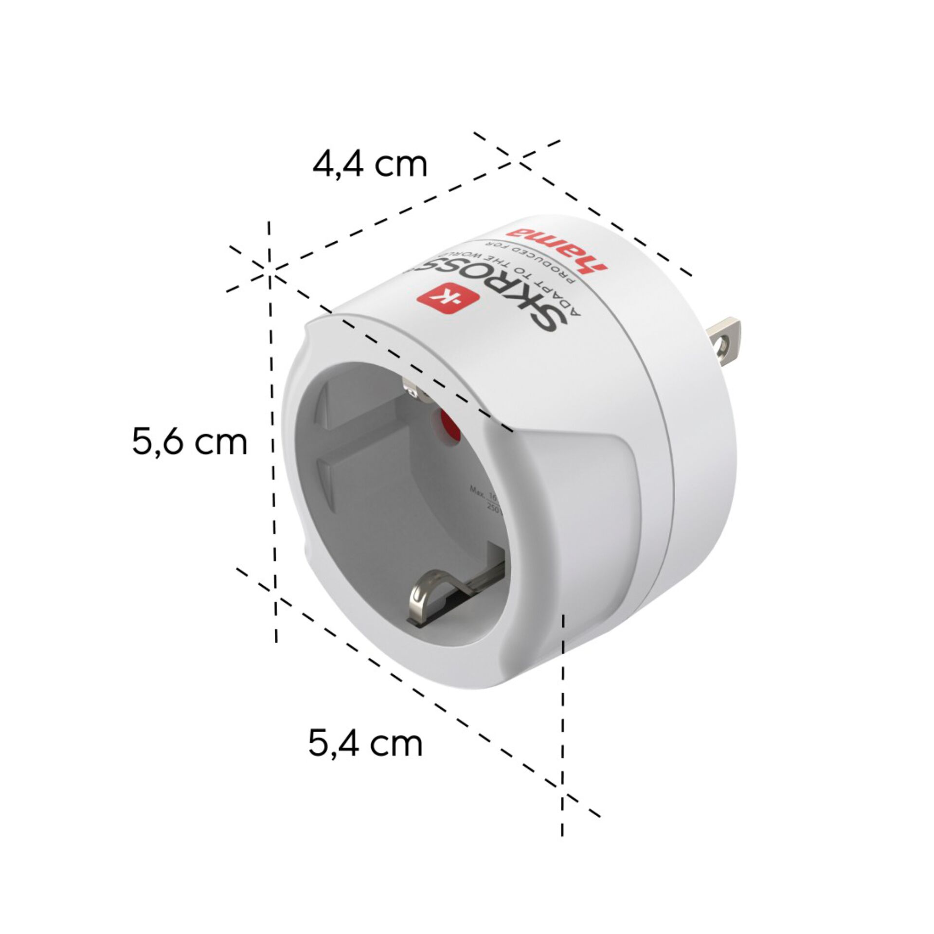 Adapter, Schukostecker, Eurostecker, Kabelanschluss, Reiseladegerät