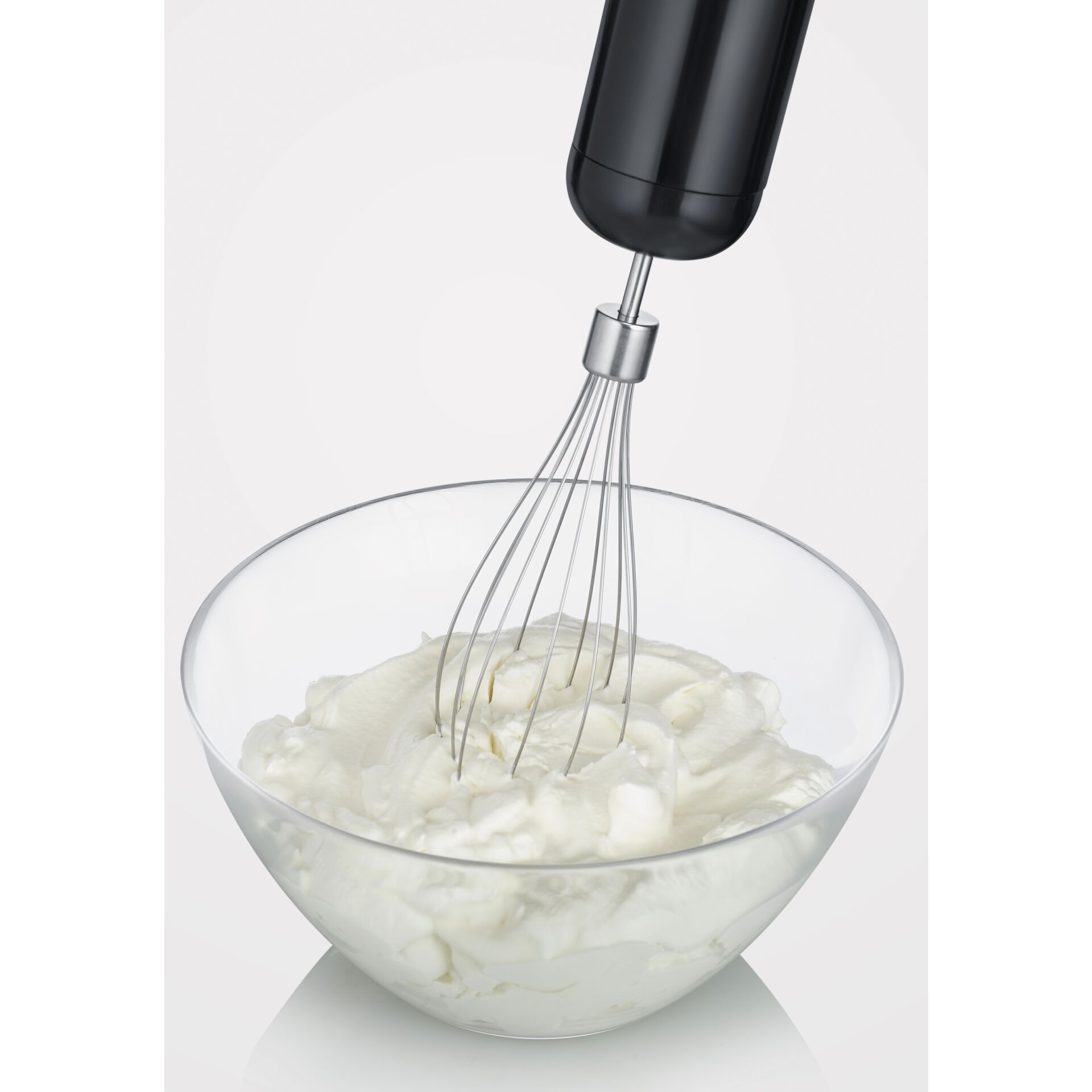 Mixer, Schneebesen, Schüssel, Schlagsahne, Edelstahl