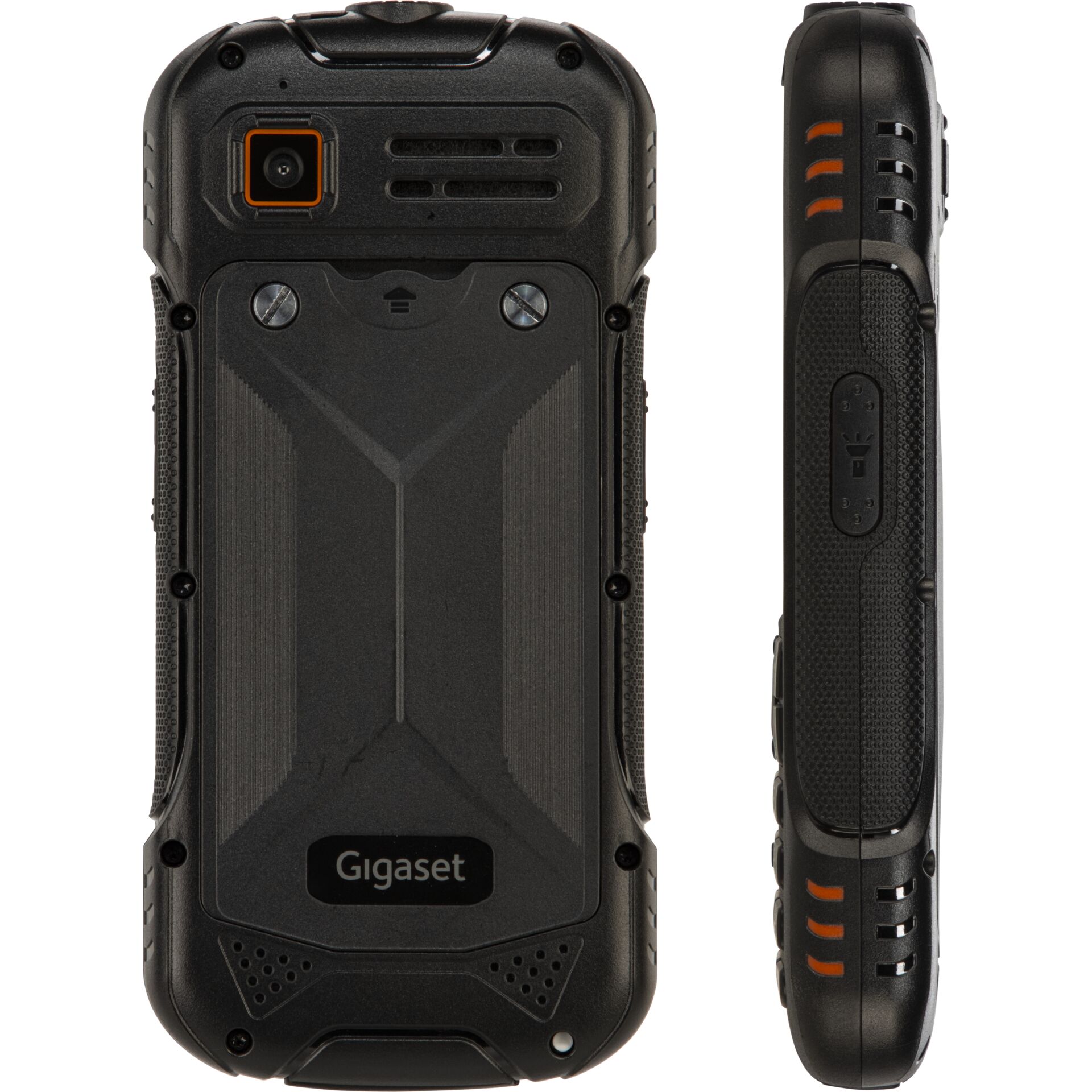 Robustes Telefon, Gigaset Smartphone, Rugged Case, Schwarz, Kamera vorhanden