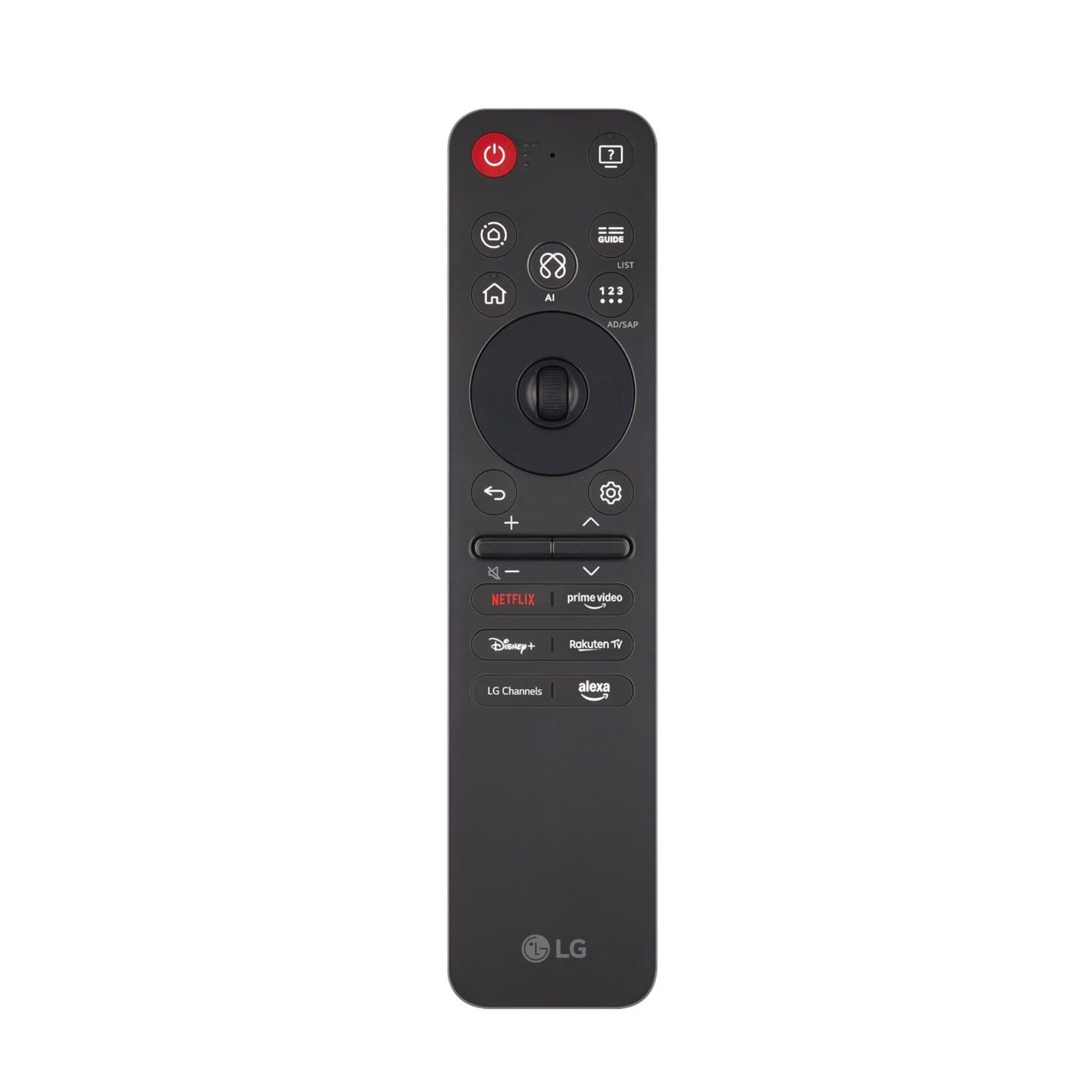 Fernbedienung, LG Fernbedienung, AI Steuerung, Sprachassistent, Streaming Buttons