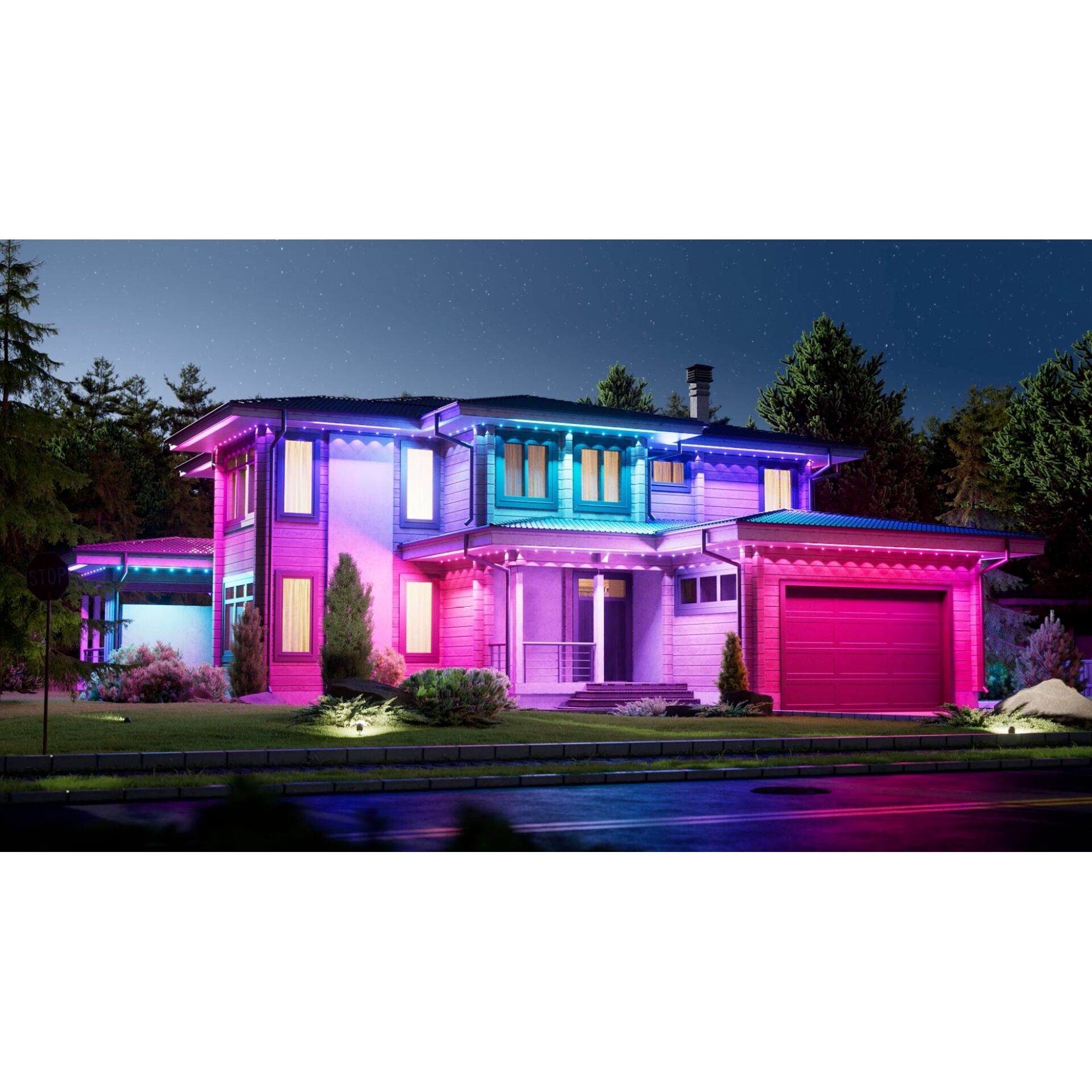 Wohnen, Villa, Nachbarschaft, Drinnen, Gras