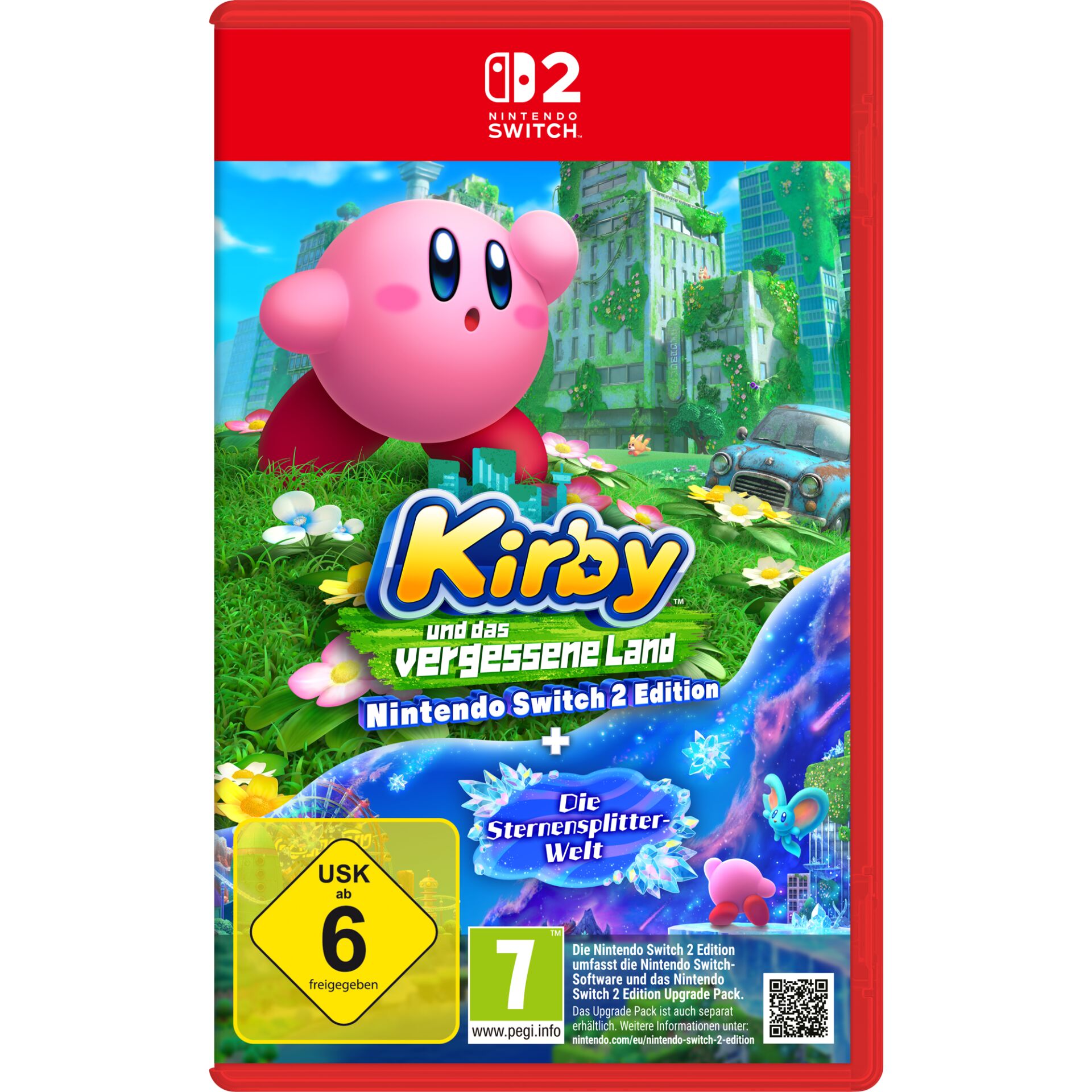 Nintendo Switch 2Edition+Sternen  Spl.-Welt-Kirby u. d. Verg. Land