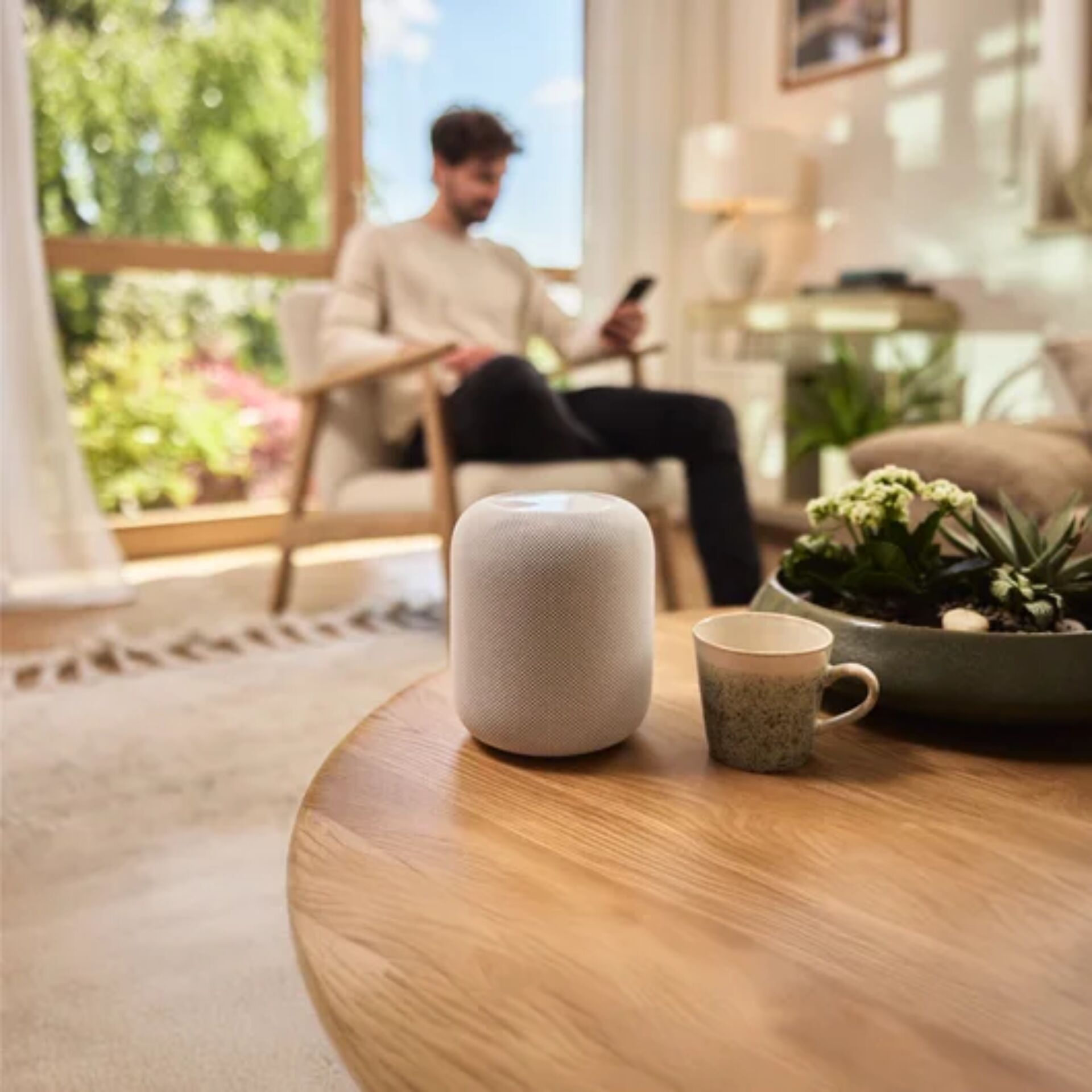 Person, Sitzen, Tasse