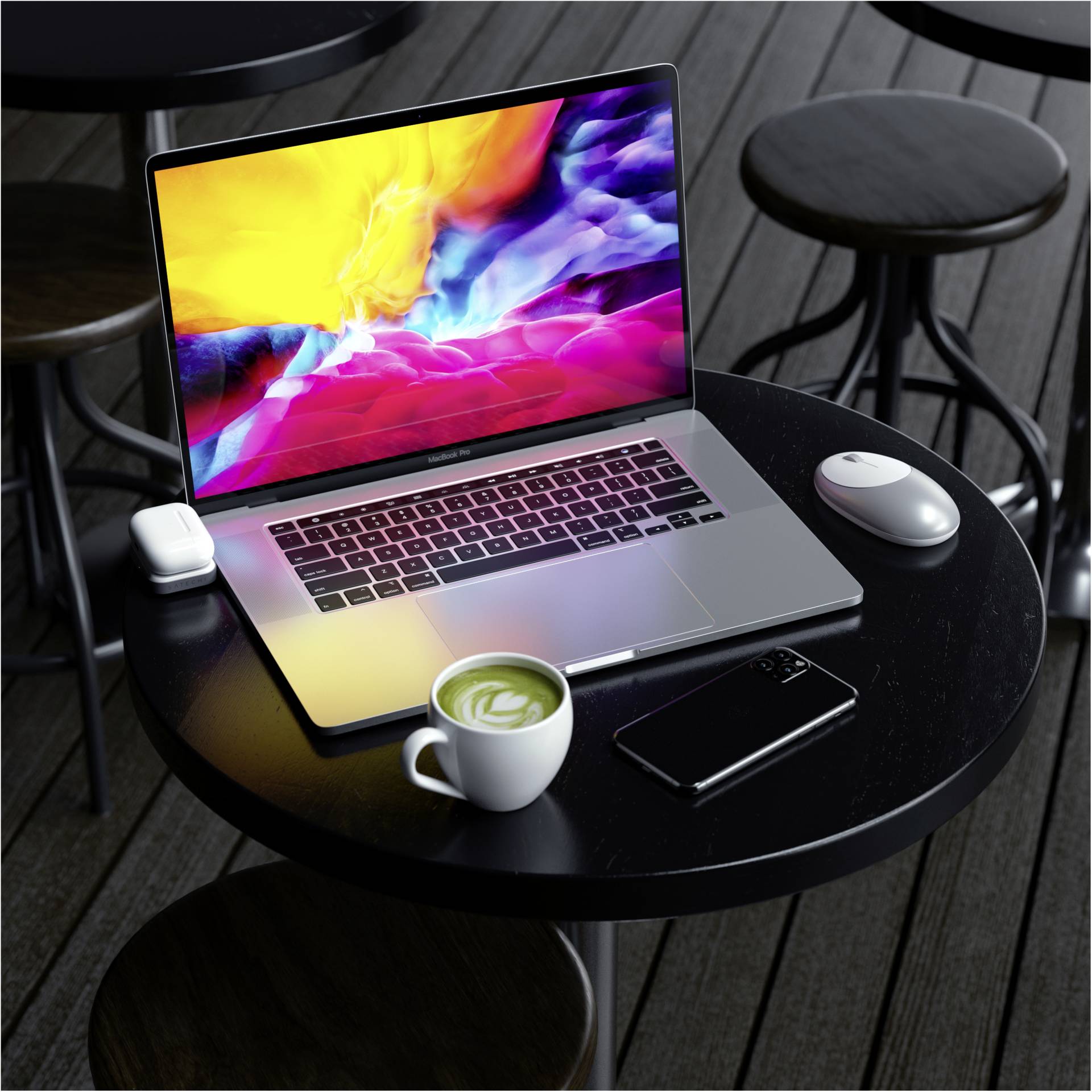 Computer, Laptop, PC, Tabelle, Tischplatte