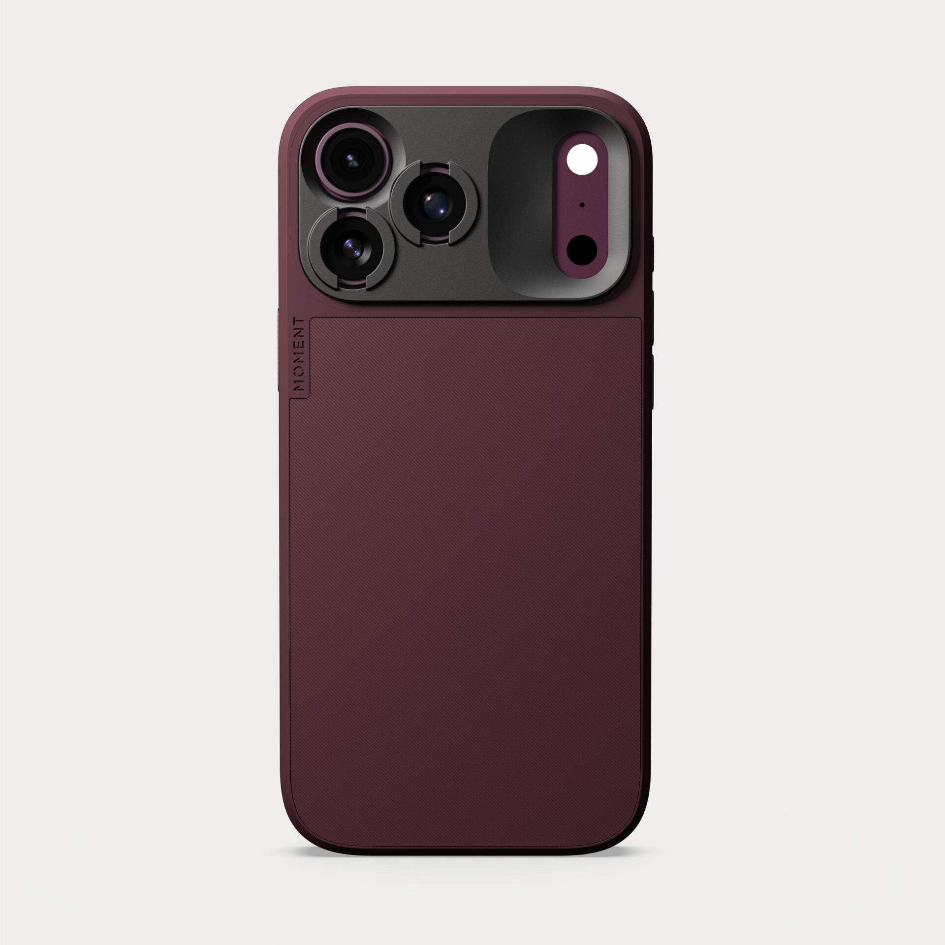iPhone-Hülle, Magenta, Dreifachkamera, Lippen-Schutz, Silicone-Hülle