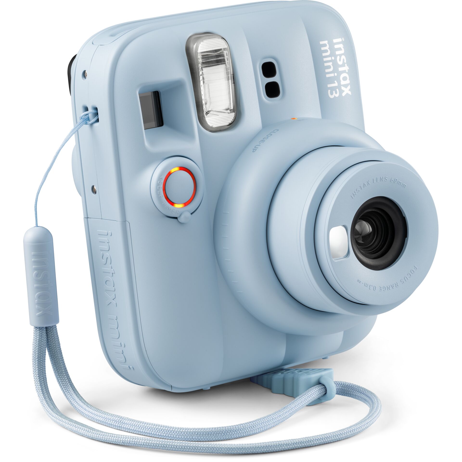 Polaroid, Mini-Druckkamera, Sofortbildkamera, Blau, Linsenverschluss