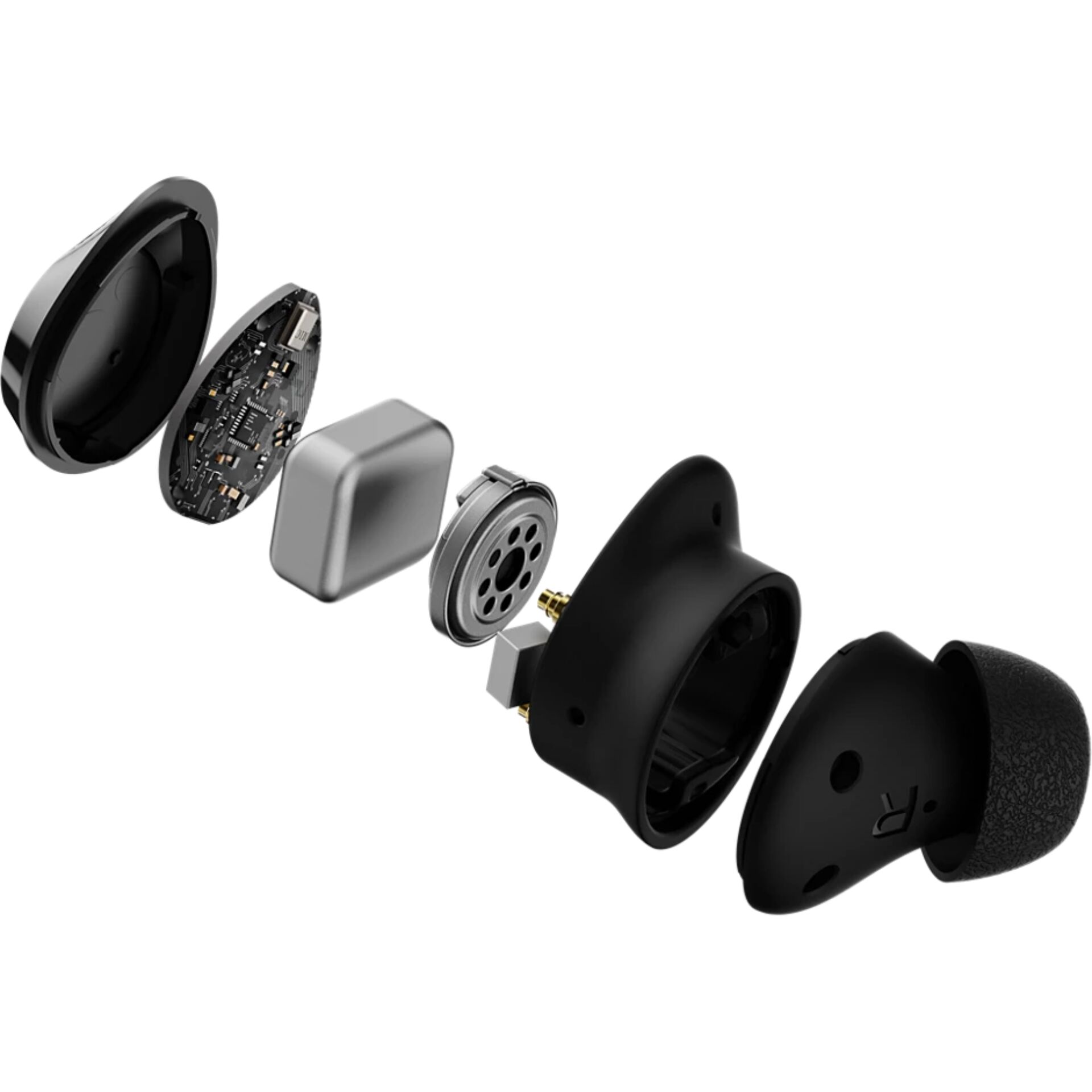 in-ear, Ohrstöpsel, kabellos, Ladehülle, Schaltkreis