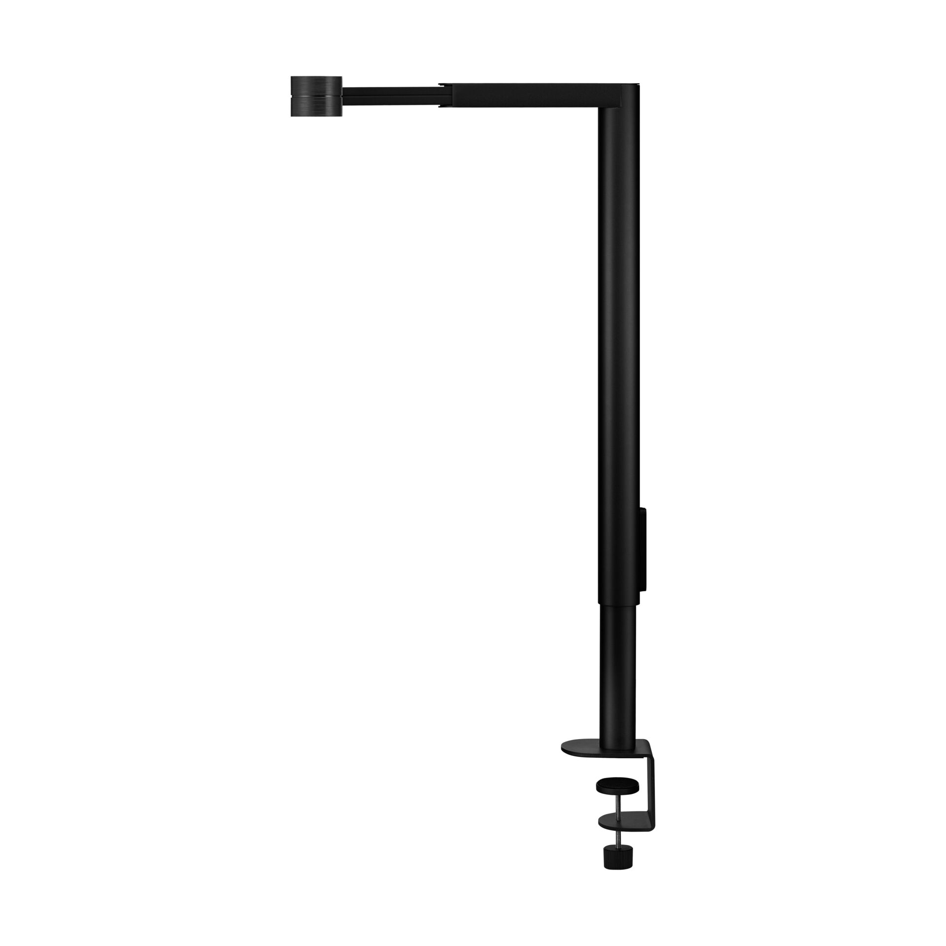 Monitorhalterung, Tischklemme, schwarz, verstellbarer Arm, Metall