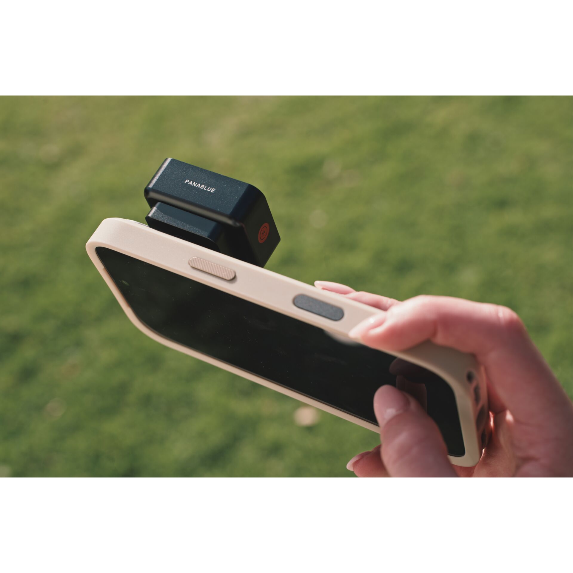 Phone holder, Controller mount, Grip device, Phone case with mount, PanaBlue branding