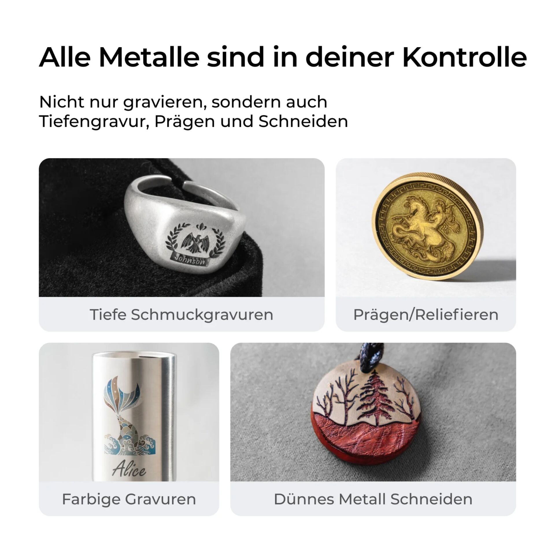 Schmuckring, Tierkreisring, Metallring, Gravurring, Maskuliner Schmuck
