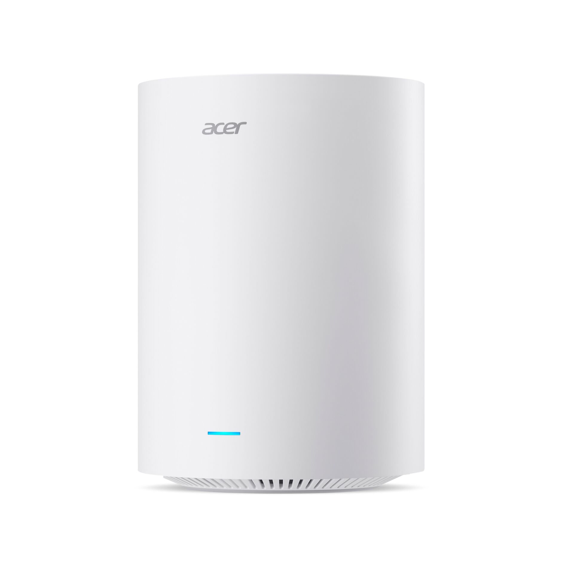 Router, Mesh, Weiß, LED-Indikator, Zylinderförmig