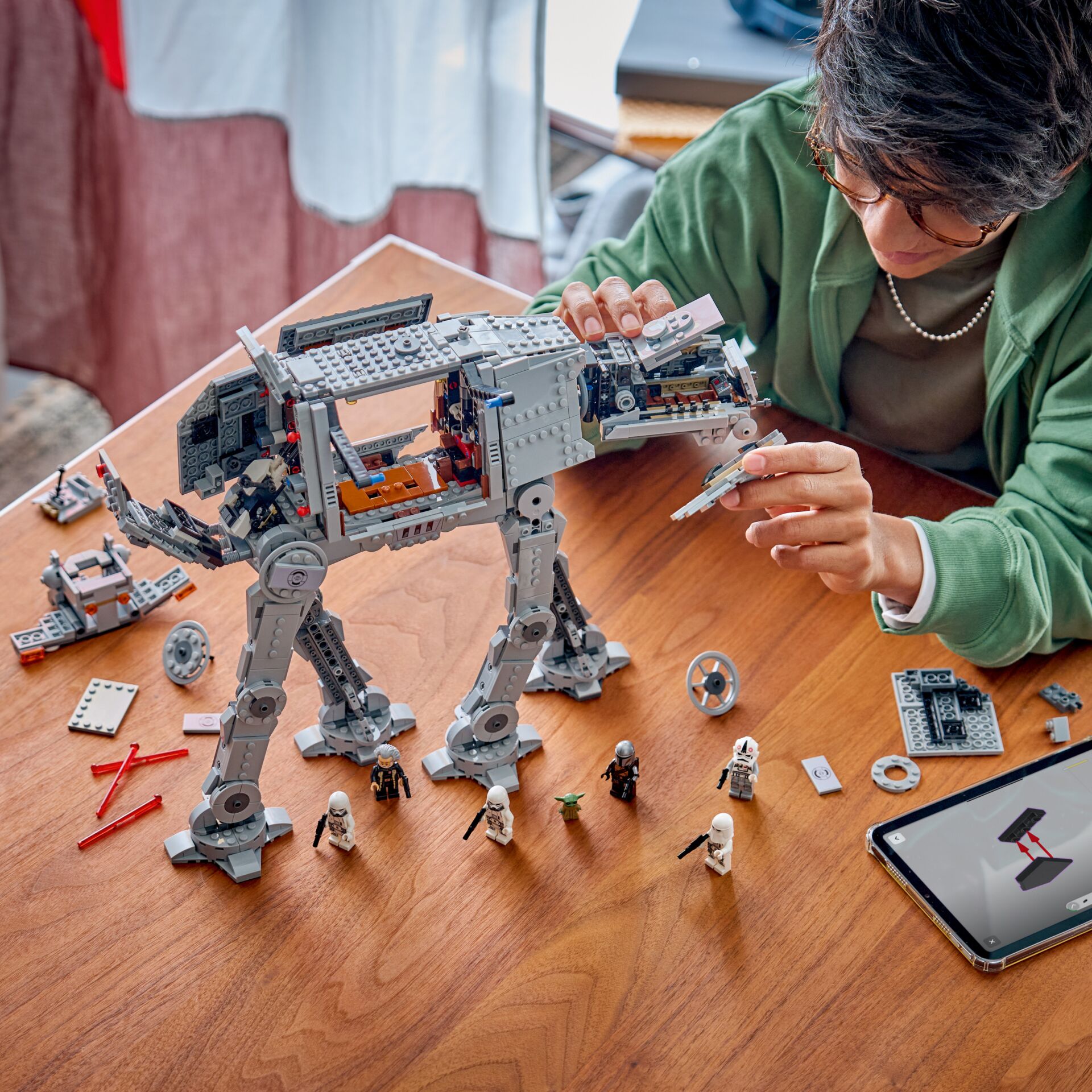 Lego, Star Wars, AT-TE,  LEGO grey, minifigures