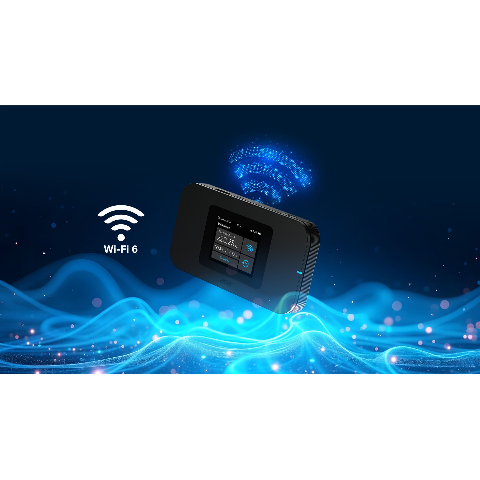 WiFi6, Router, Hotspot, LED display, Kompakt