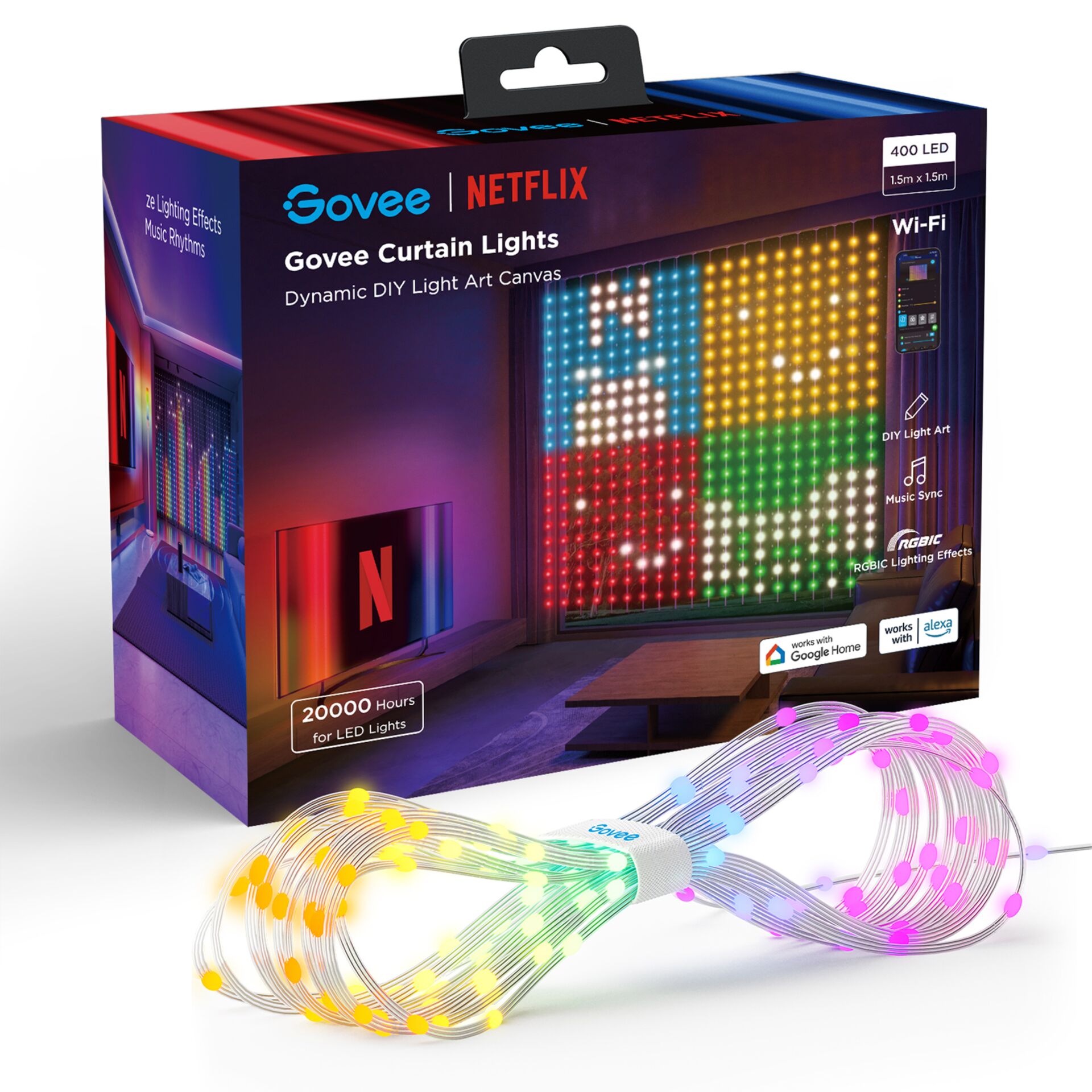 Govee Curtain Light  LED Lichtervorhang