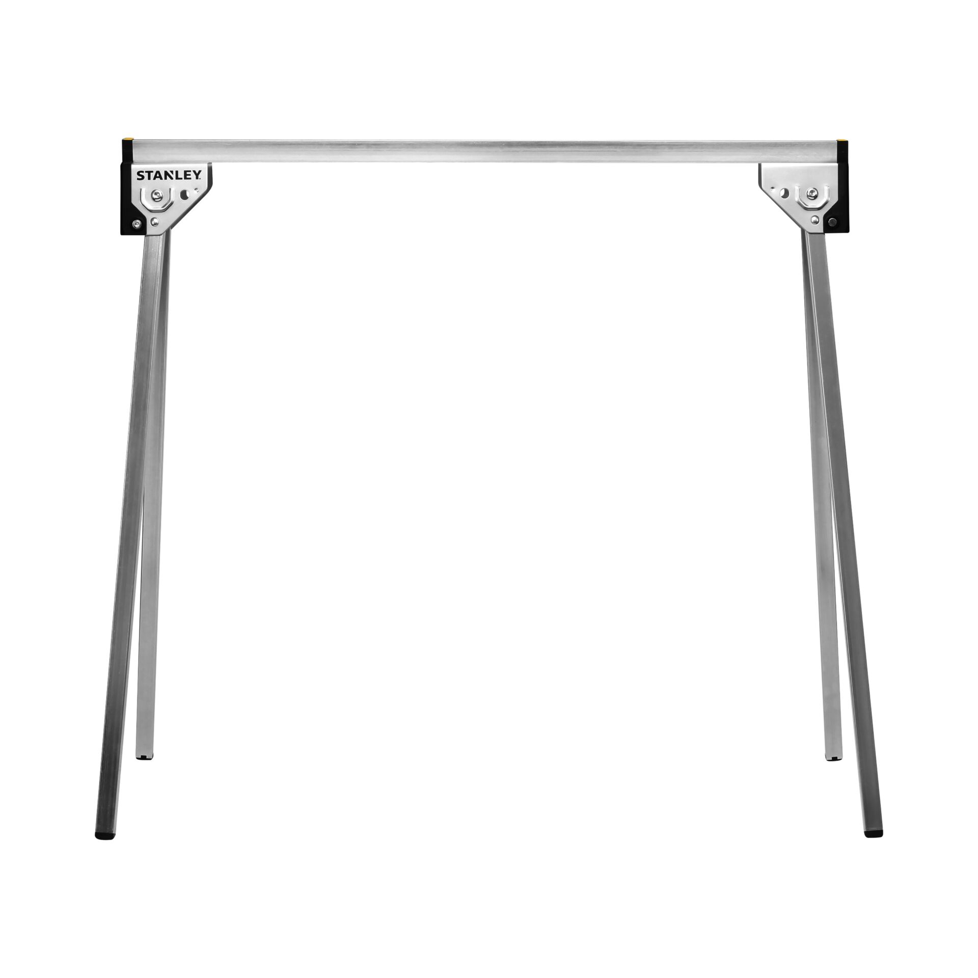 sturdy table, metallrahmen, klappbeine, silber, industrielles design