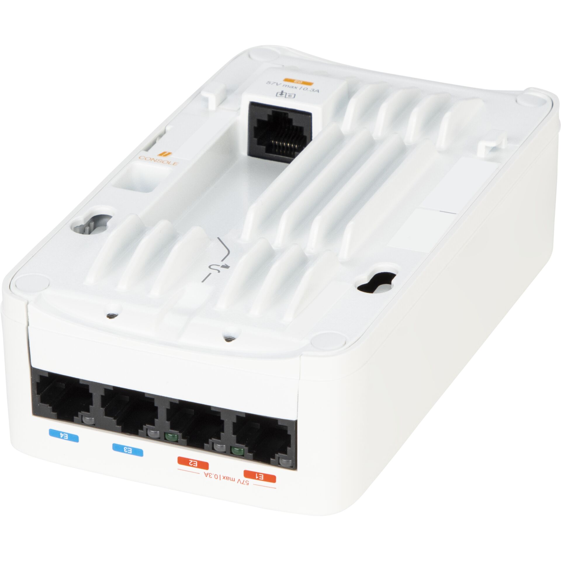 Netzwerk-Switch, Ethernet-Switch, PoE?, LAN-Ports, Weißes Gerät