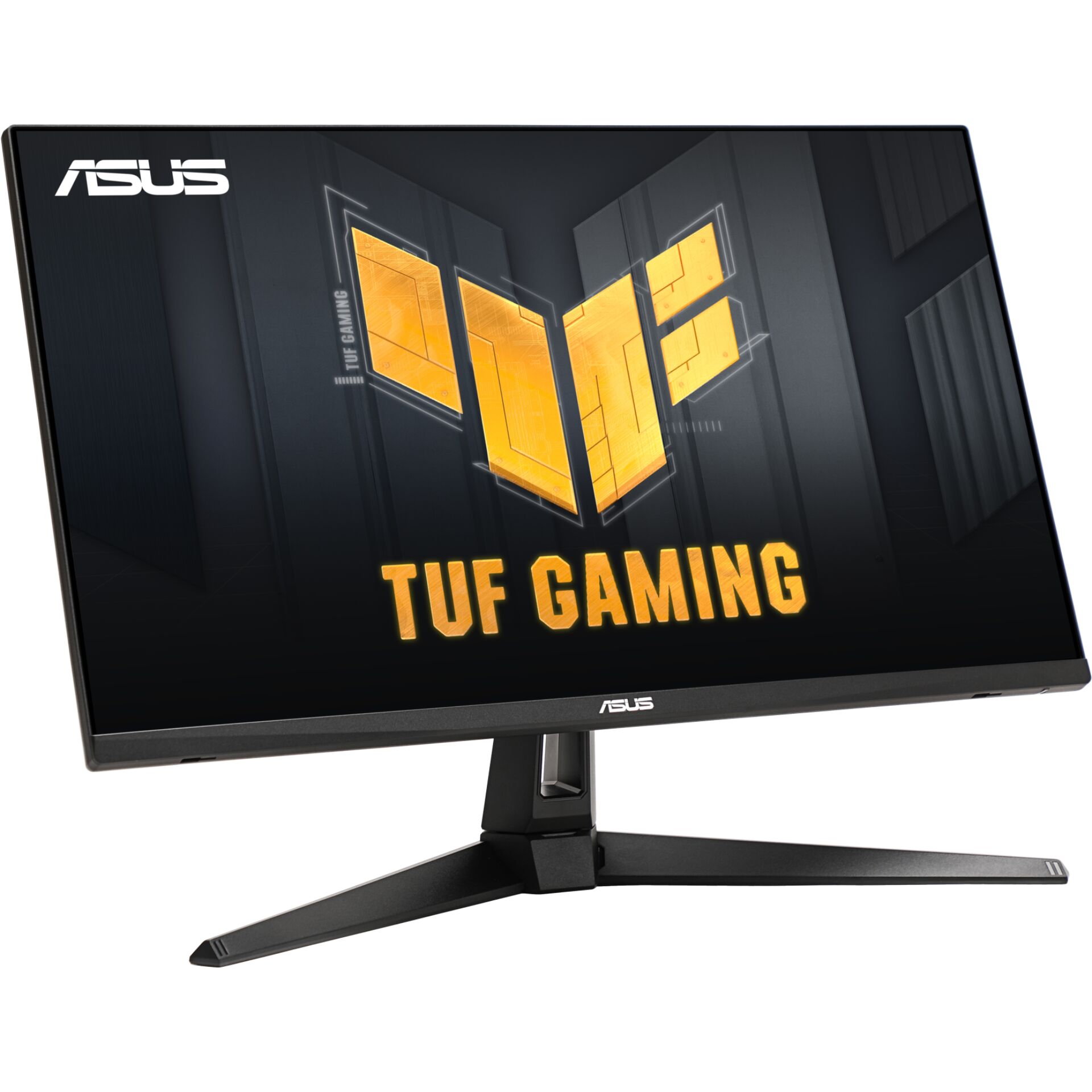 Gaming-Monitor, schwarzer Bildschirm, Flachbildschirm, Standfuß, ASUS TUF
