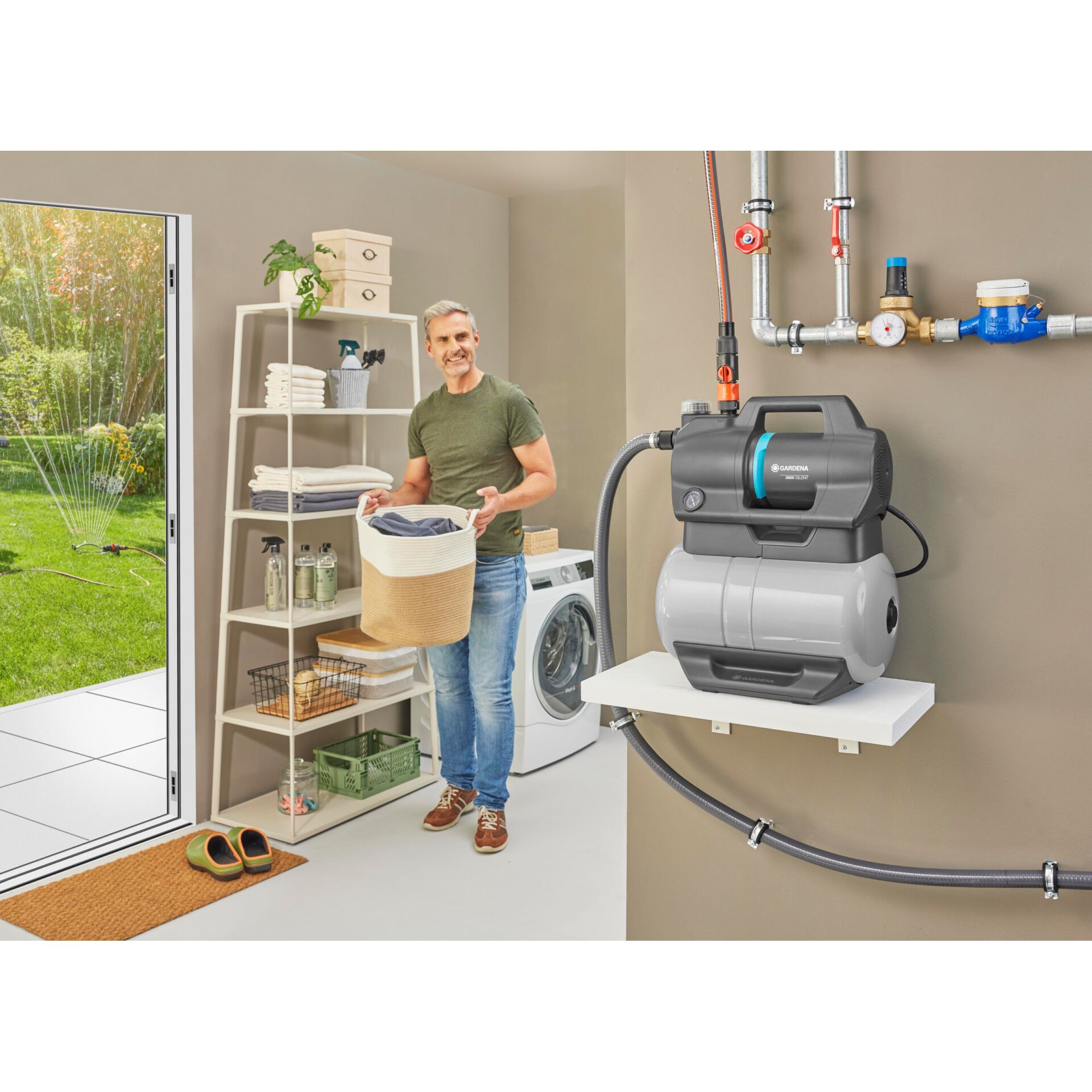 Waschmaschine, Erwachsener, Männlich, Mann, Person