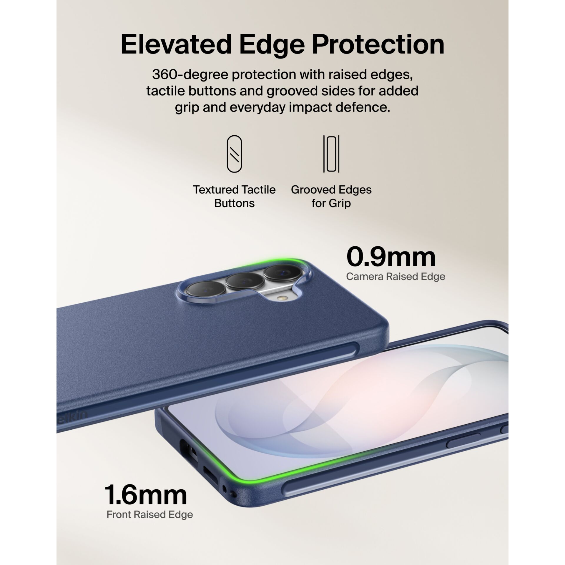 Hülle, Schutzhülle, Rückseite, Kamera-Schutz, Edge Protection