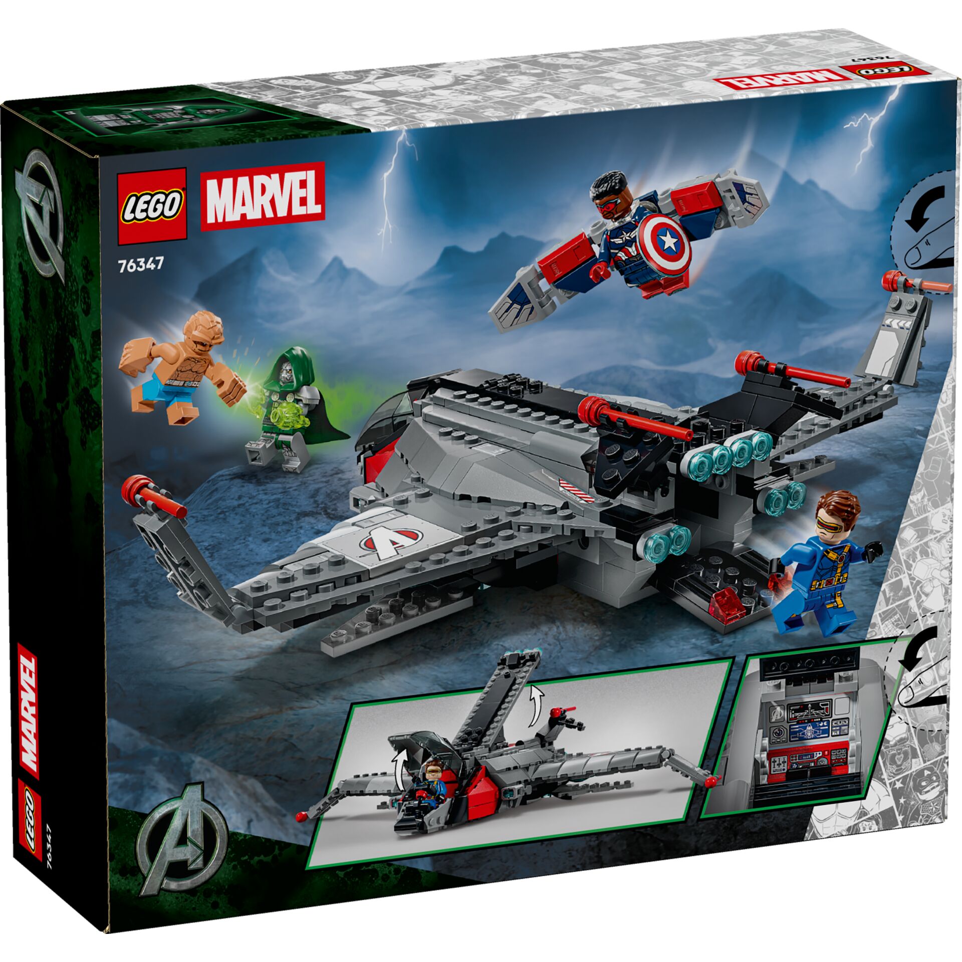 Lego, Marvel, Spaceship, Superhelden, Kabinett