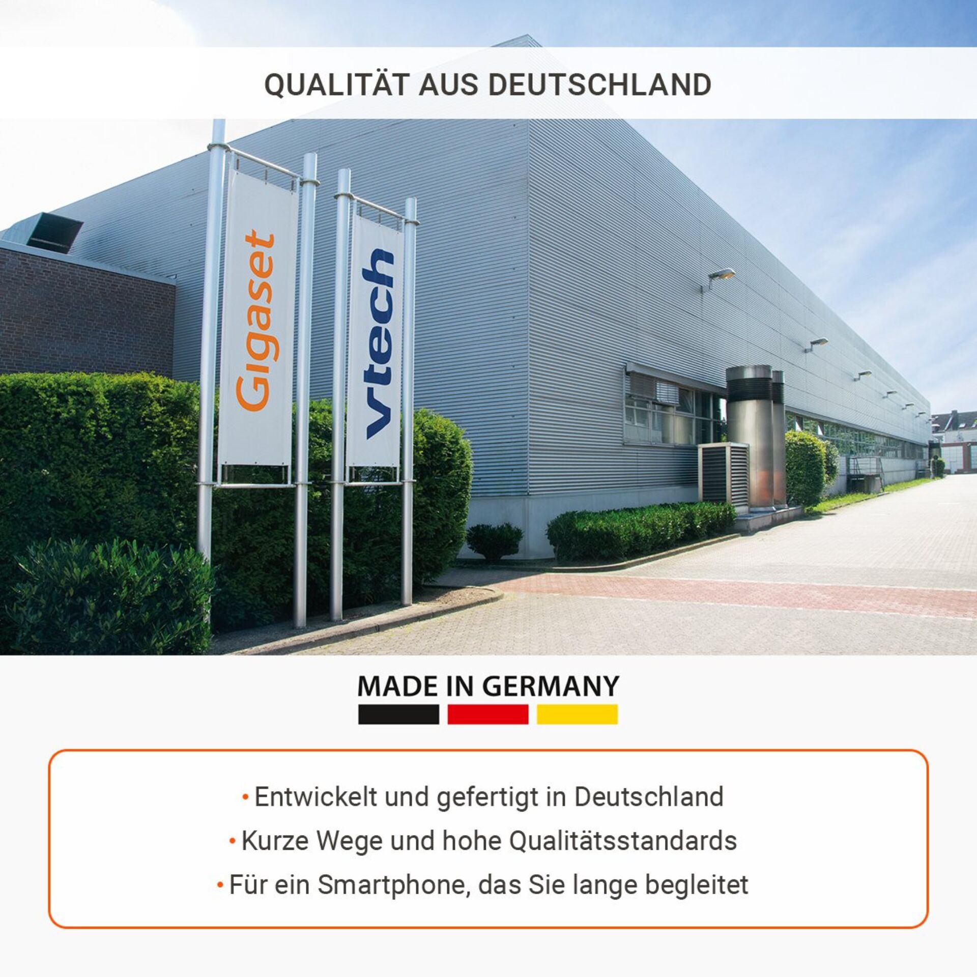 Deutschland, Fabrik, Gebäude, Schilder, Made in Germany