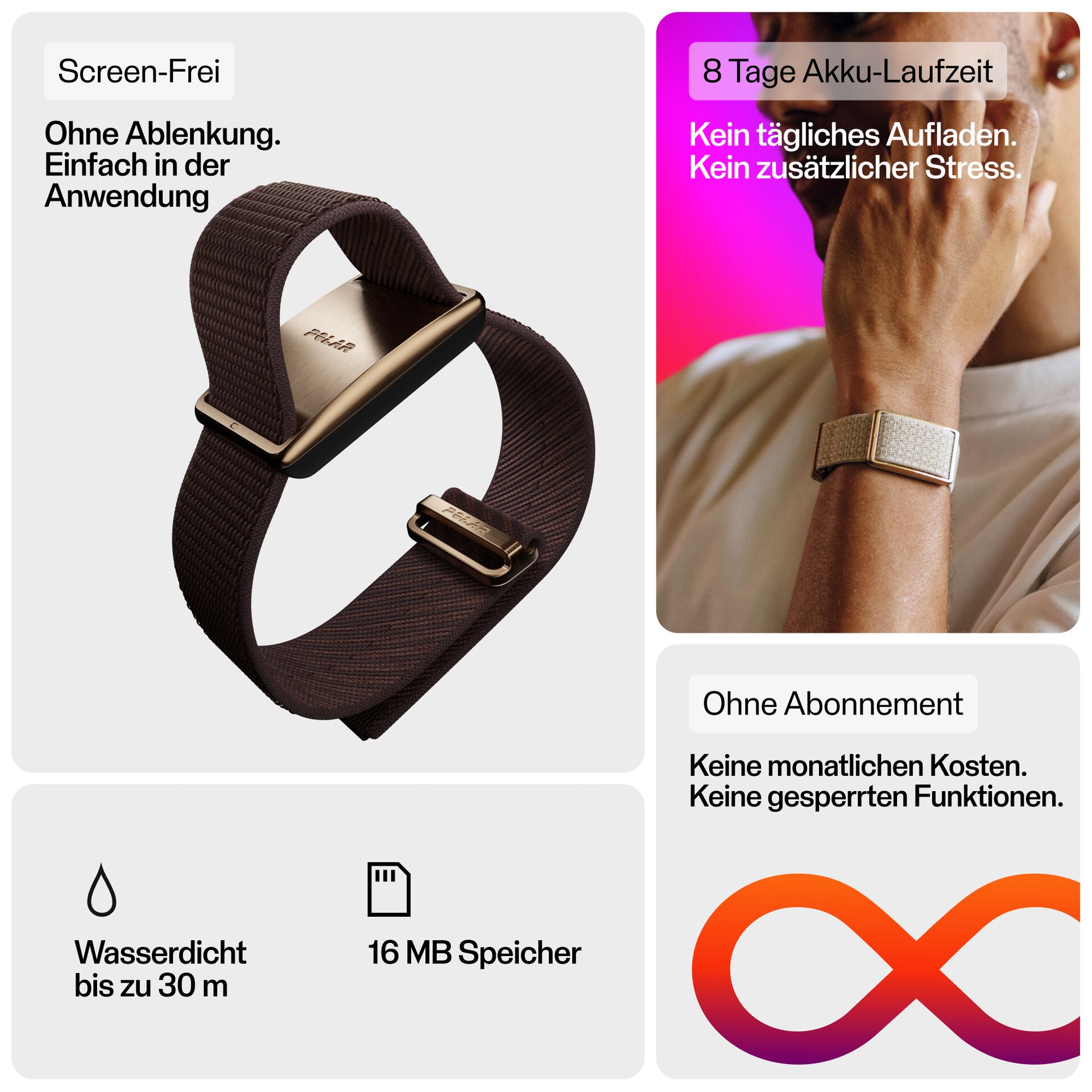 Armband, Uhrenband, Braun, Gurtband, Metallfassung