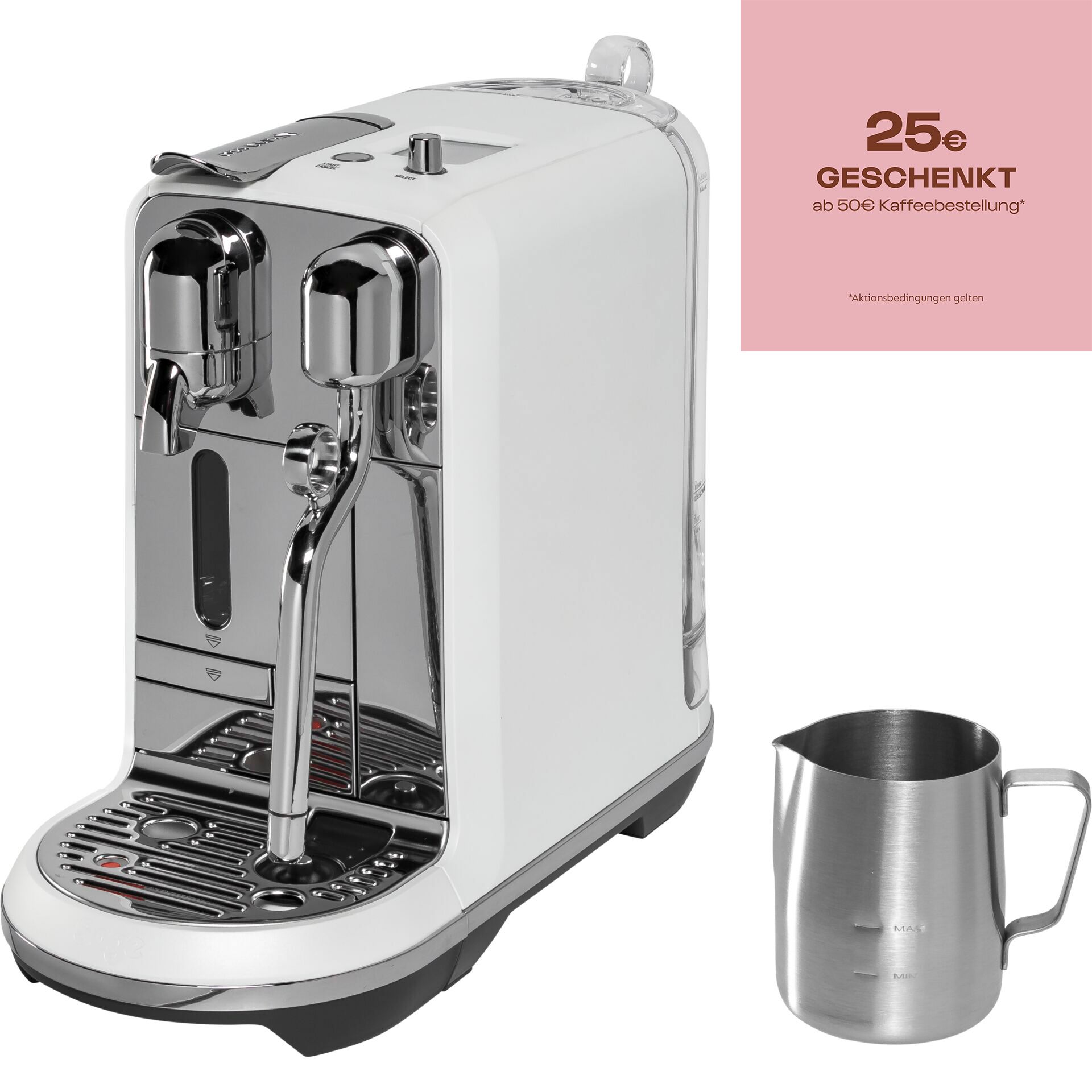 Espressomaschine, Kaffeemaschine, Schwarz-weiß, Milchaufschäumer, Brühsystem