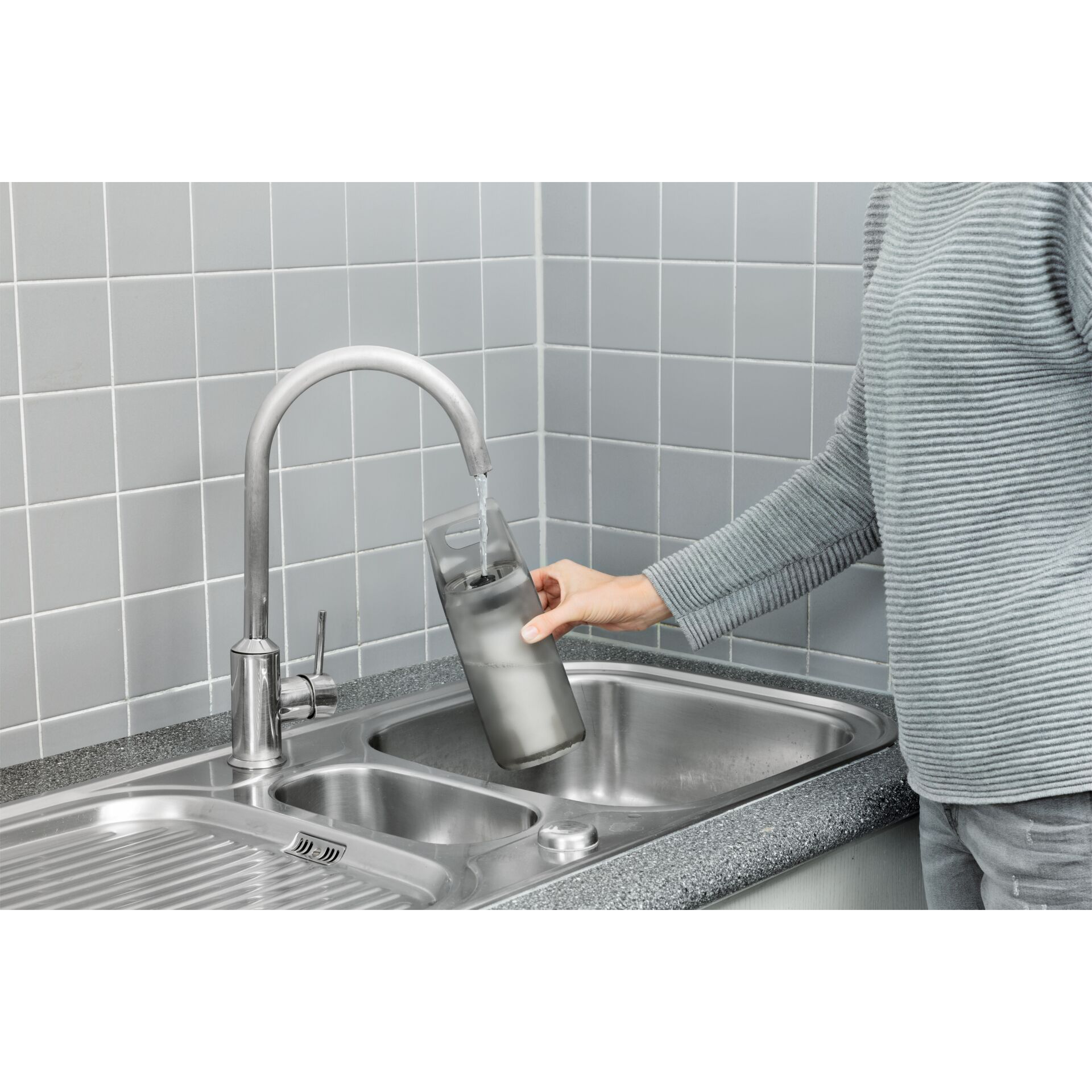 Sinken, Waschbeckenhahn, Sinken, Waschbeckenhahn