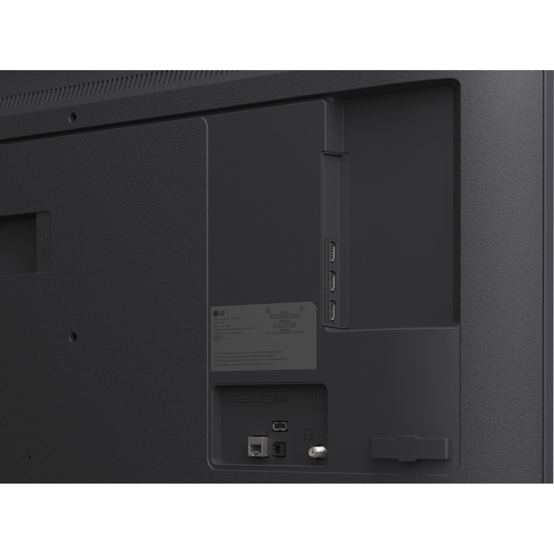 monitor, HDMI, USB, Ethernet, VESA