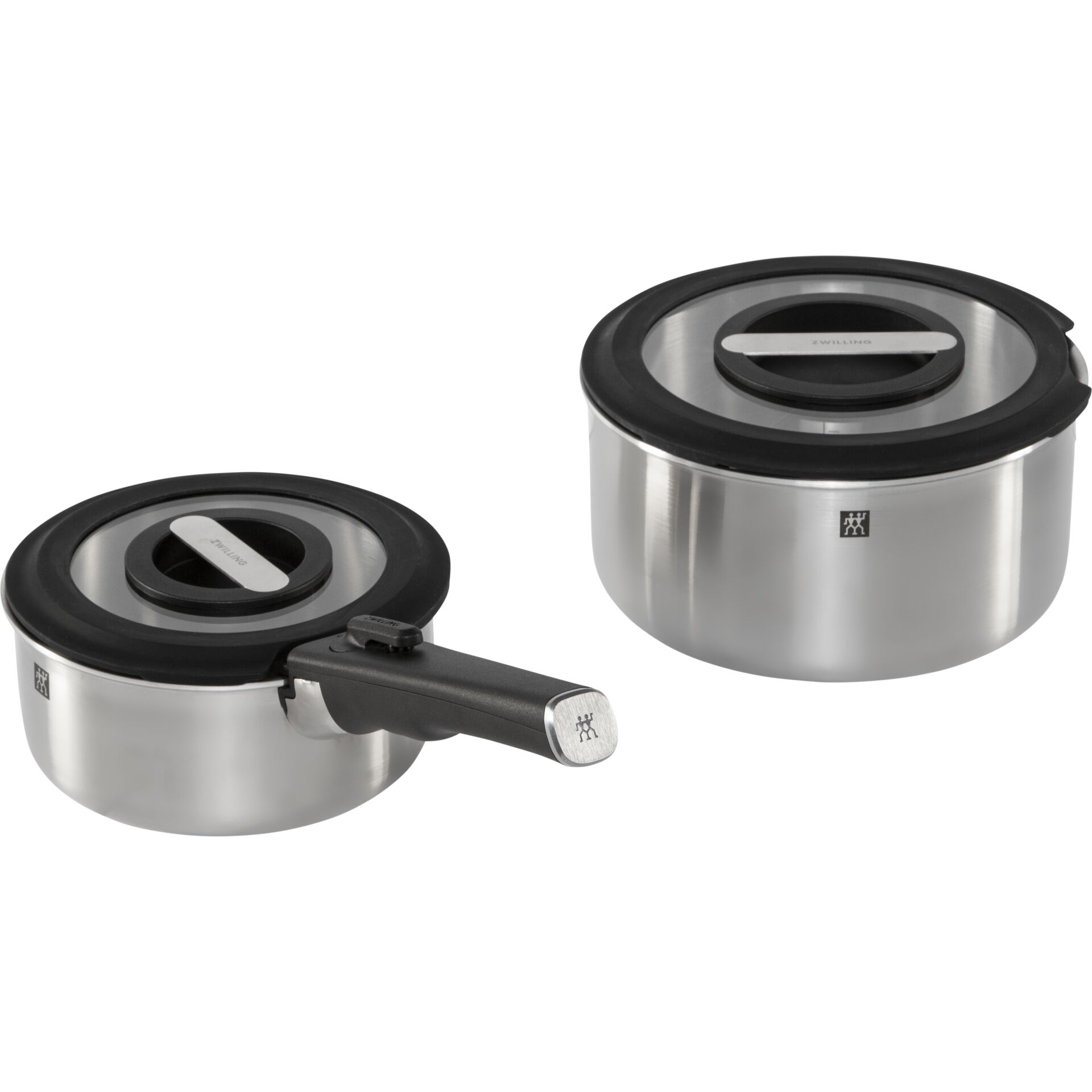 Topfset, Doppelset, Edelstahl, Kochtopf, Stövchen-Deckel