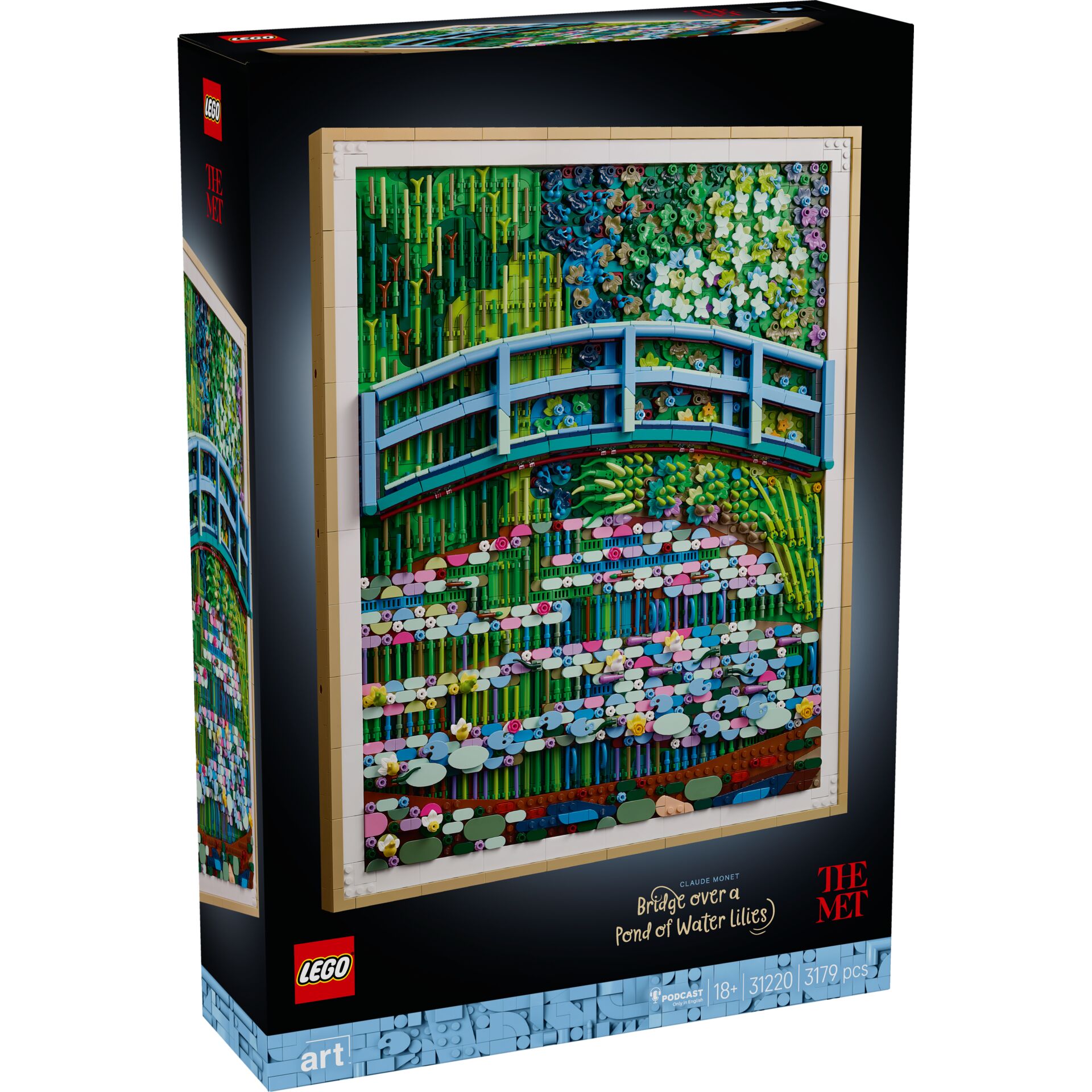 LEGO ART 31220 Claude Monet  Brücke über einen Seerosenteich