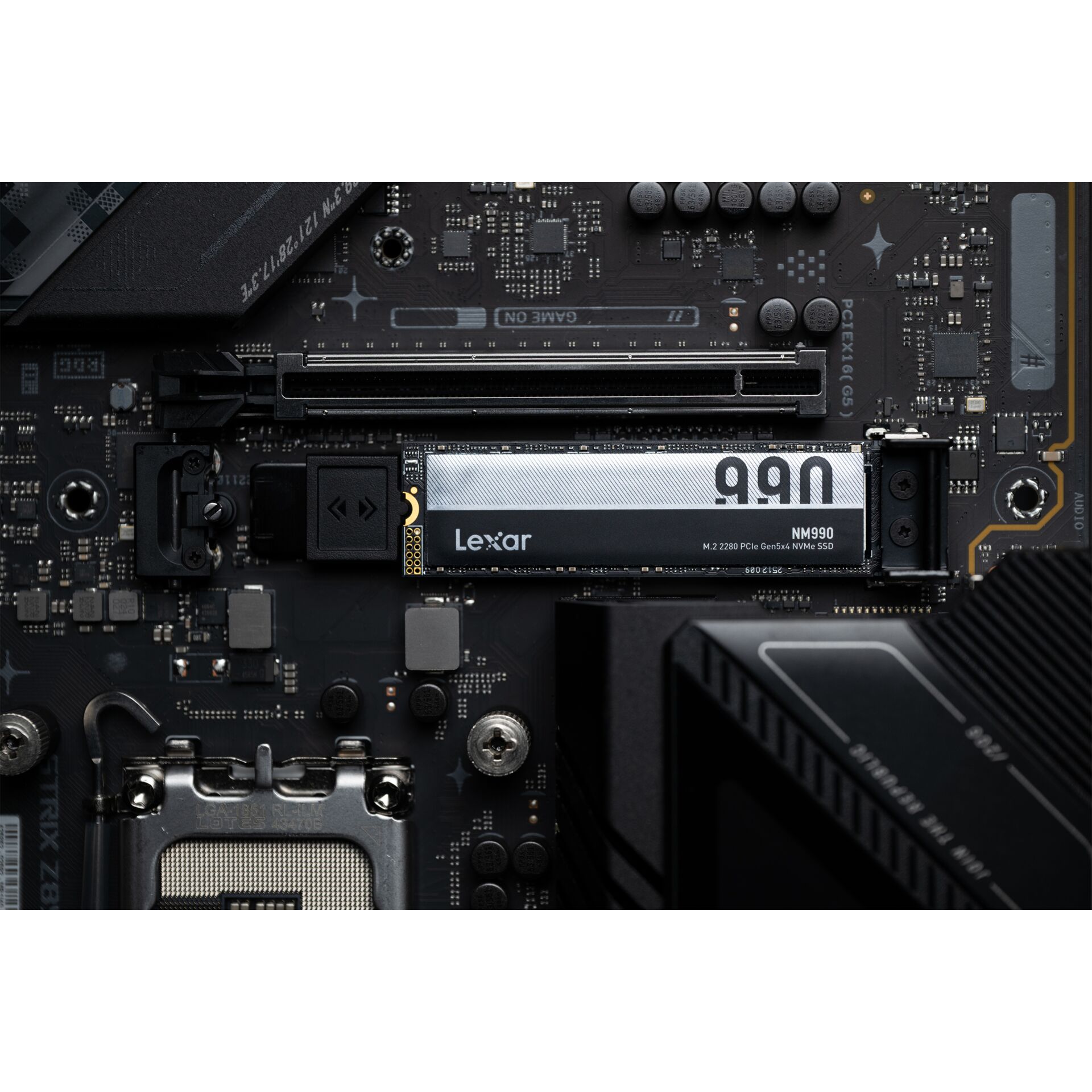M.2 SSD, PCIe Gen5, Lexar, NVMe, Motherboard slot