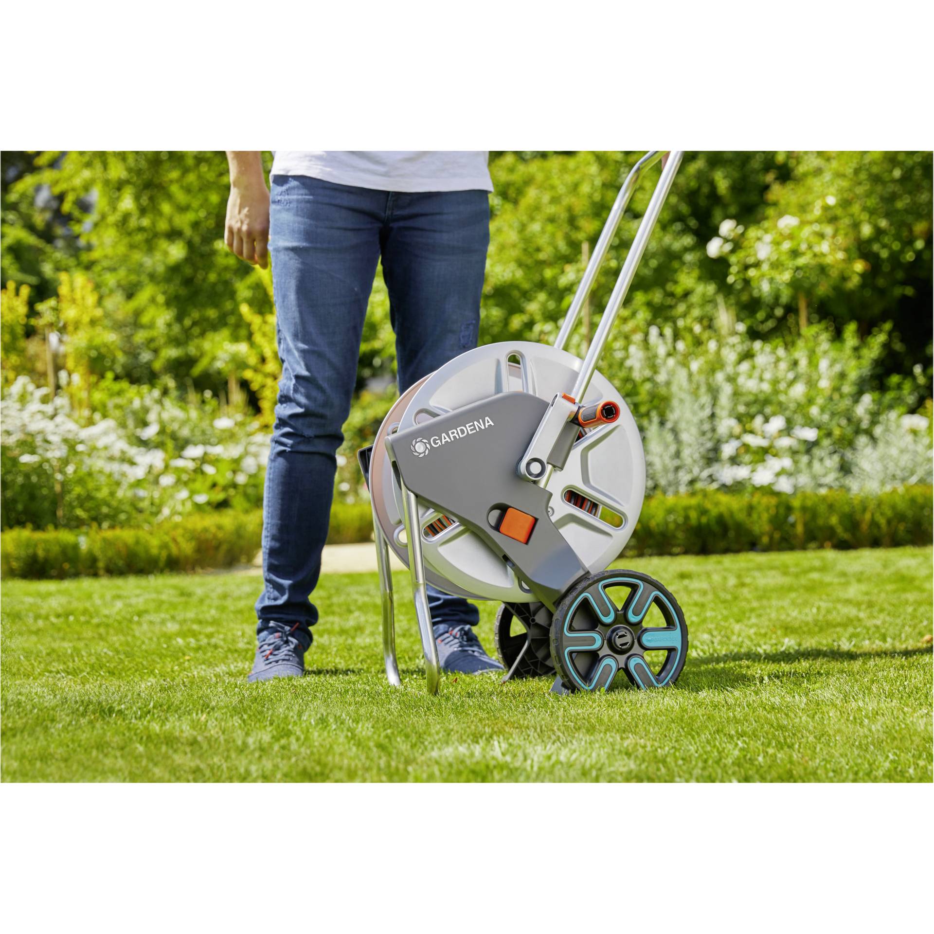 Gras, Pflanze, Rasen, Person