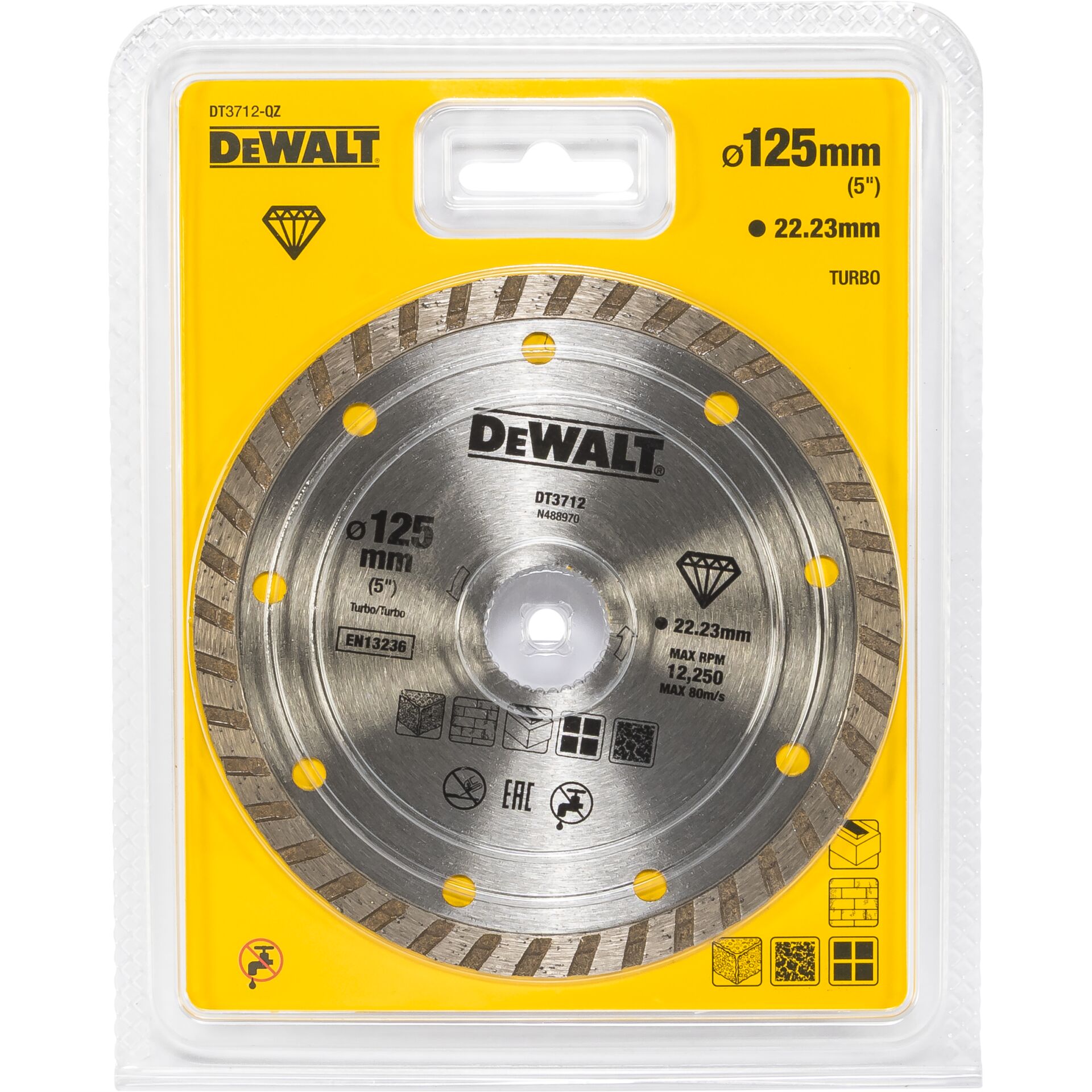 DeWalt DT3712-QZ  Diamant-Trennscheibe 125mm