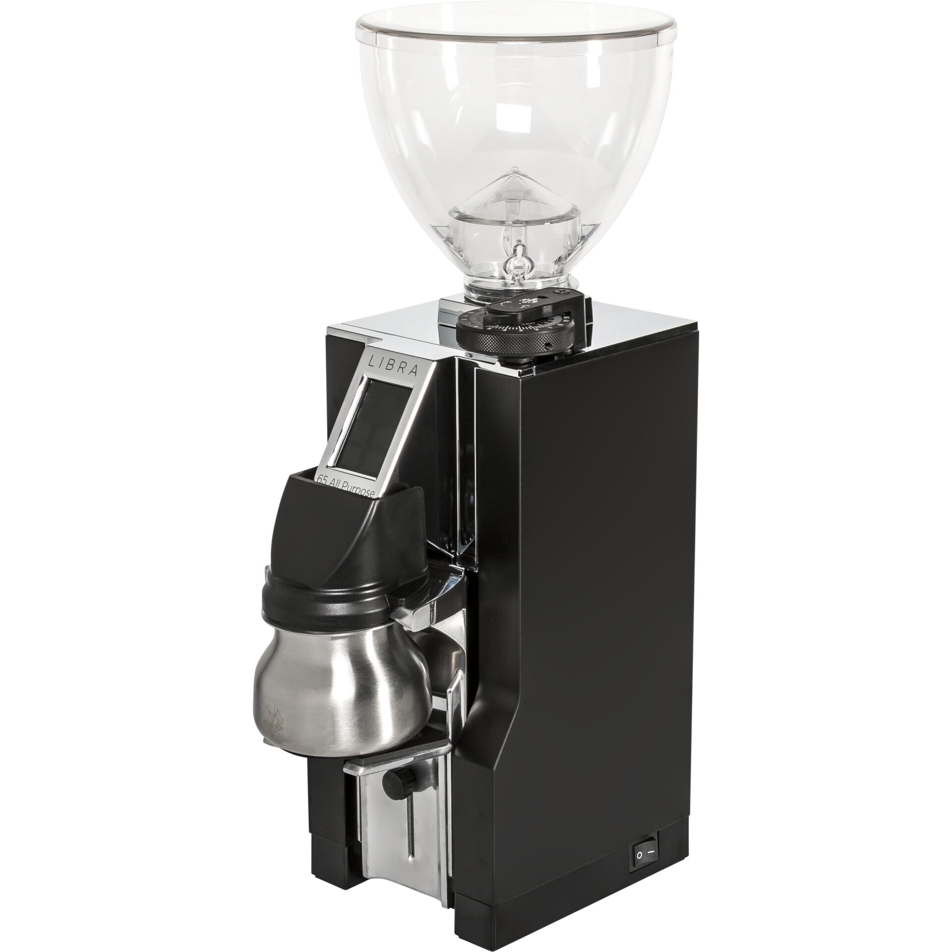 Kaffeemahlwerk, Kaffeemühle, Elektrische Mühle, Schwarz Gehäuse, Metallgehäuse