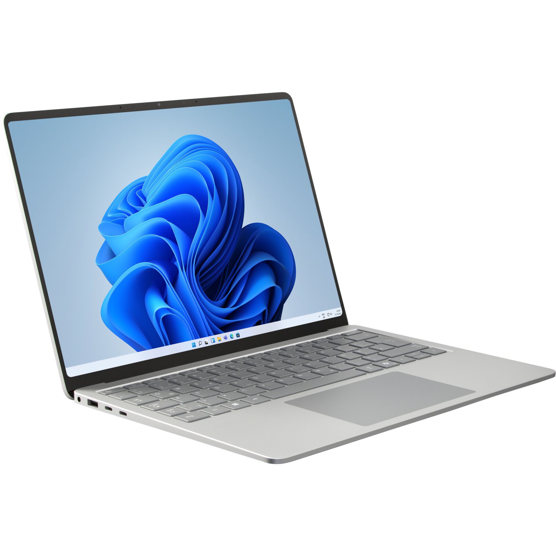 laptop, silber, Ultrabook, Windows-Laptop, Tastatur