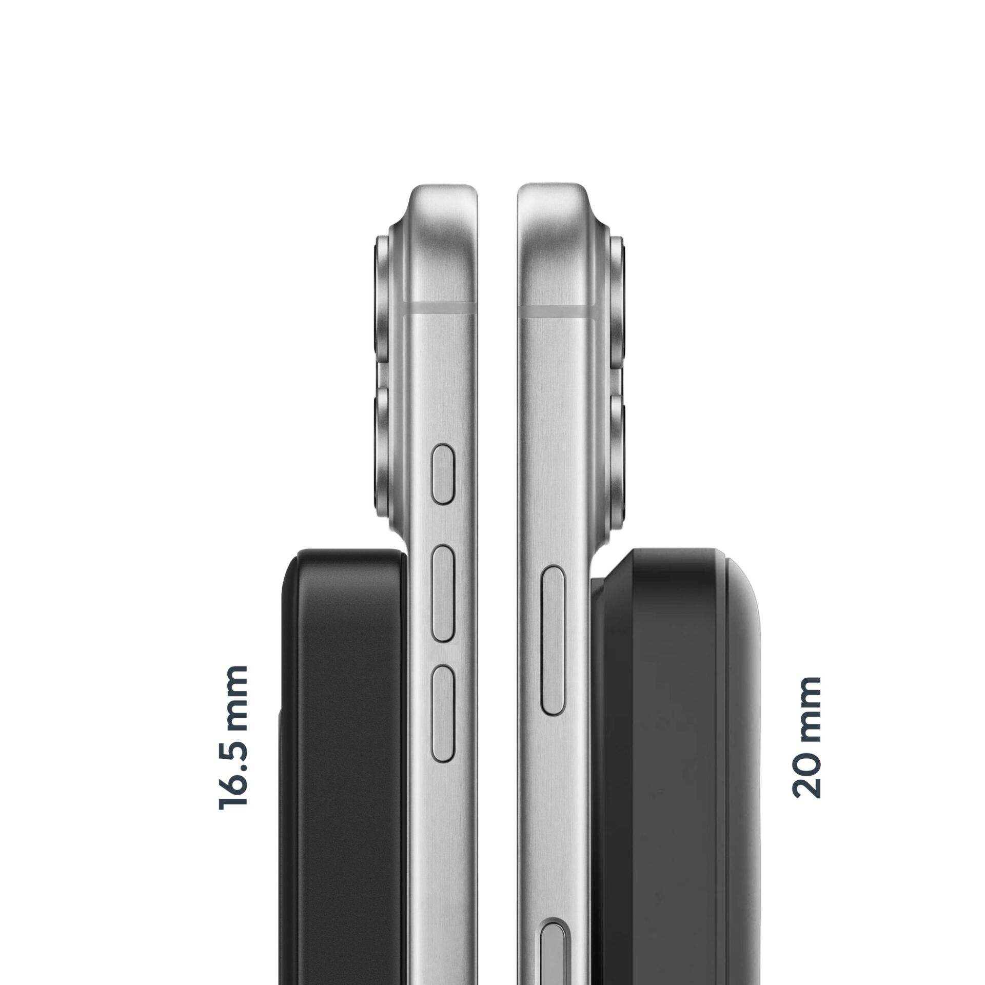 seiteansicht, smartphone, oberseite, metallic, laufriegel