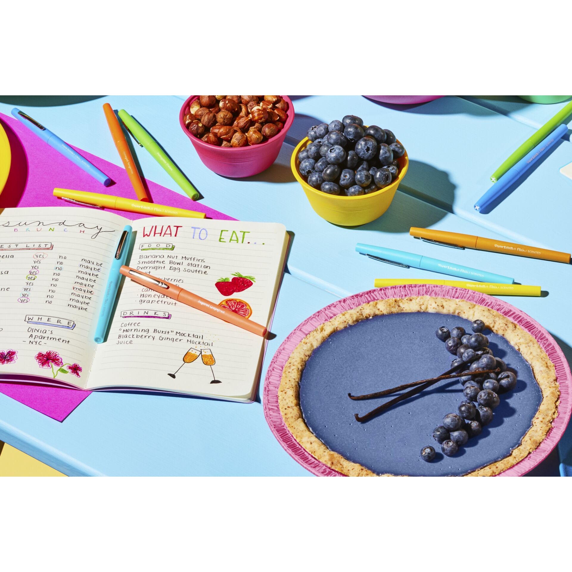 Beere, Blaubeere, Obst, Stift, Teller